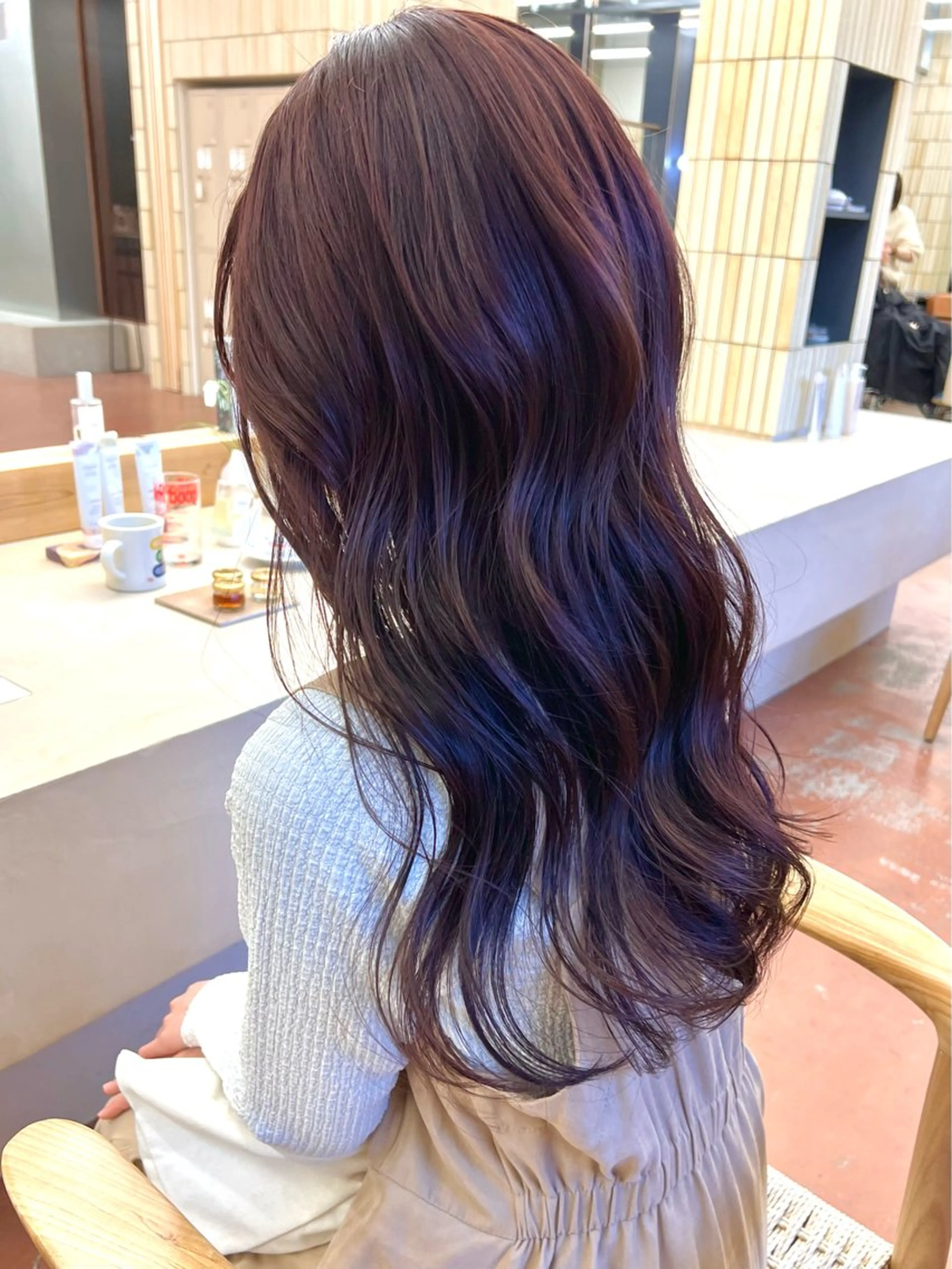 ロング カラー 矢場町/栄/上前津/ 佐藤祐希のヘアスタイル