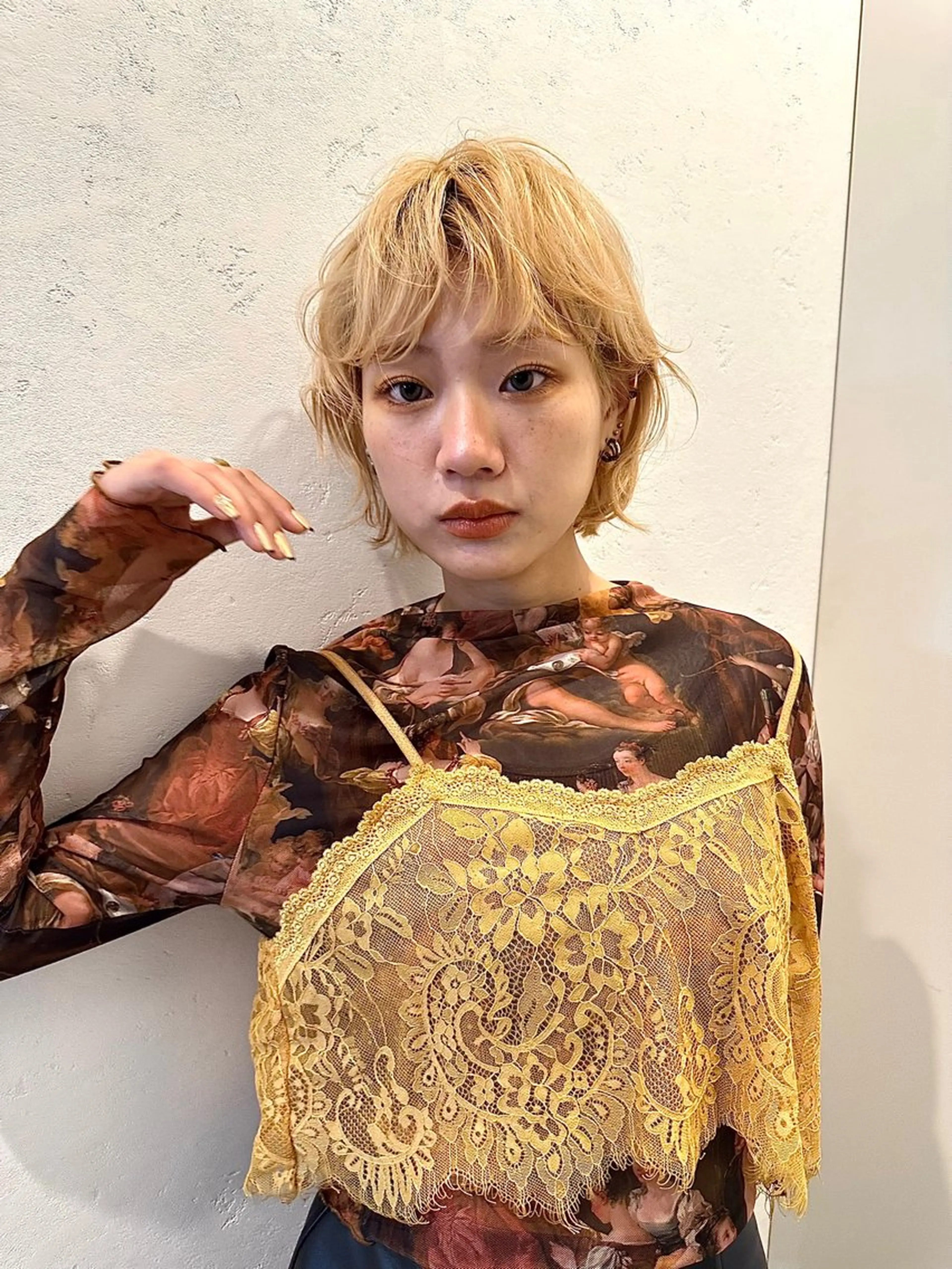 ショート ショートヘア ヘアカラー トリートメント ヘッドスパ taiga レイヤー /髪質改善/矯正🌈のヘアスタイル