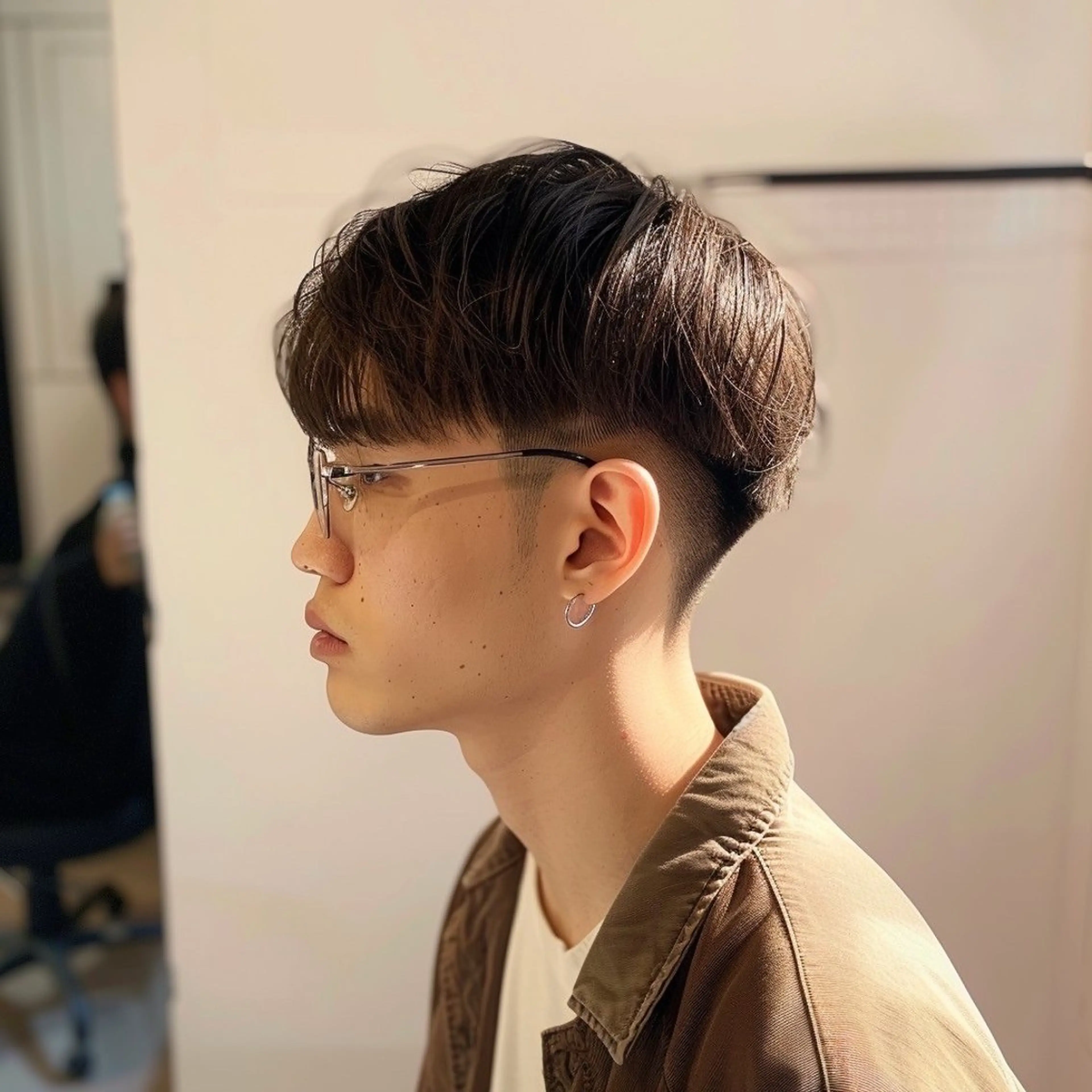 ショート カラー パーマ ヘアアレンジ メンズ カット EnBlesS西宮 マンツーマン神道有基のヘアスタイル