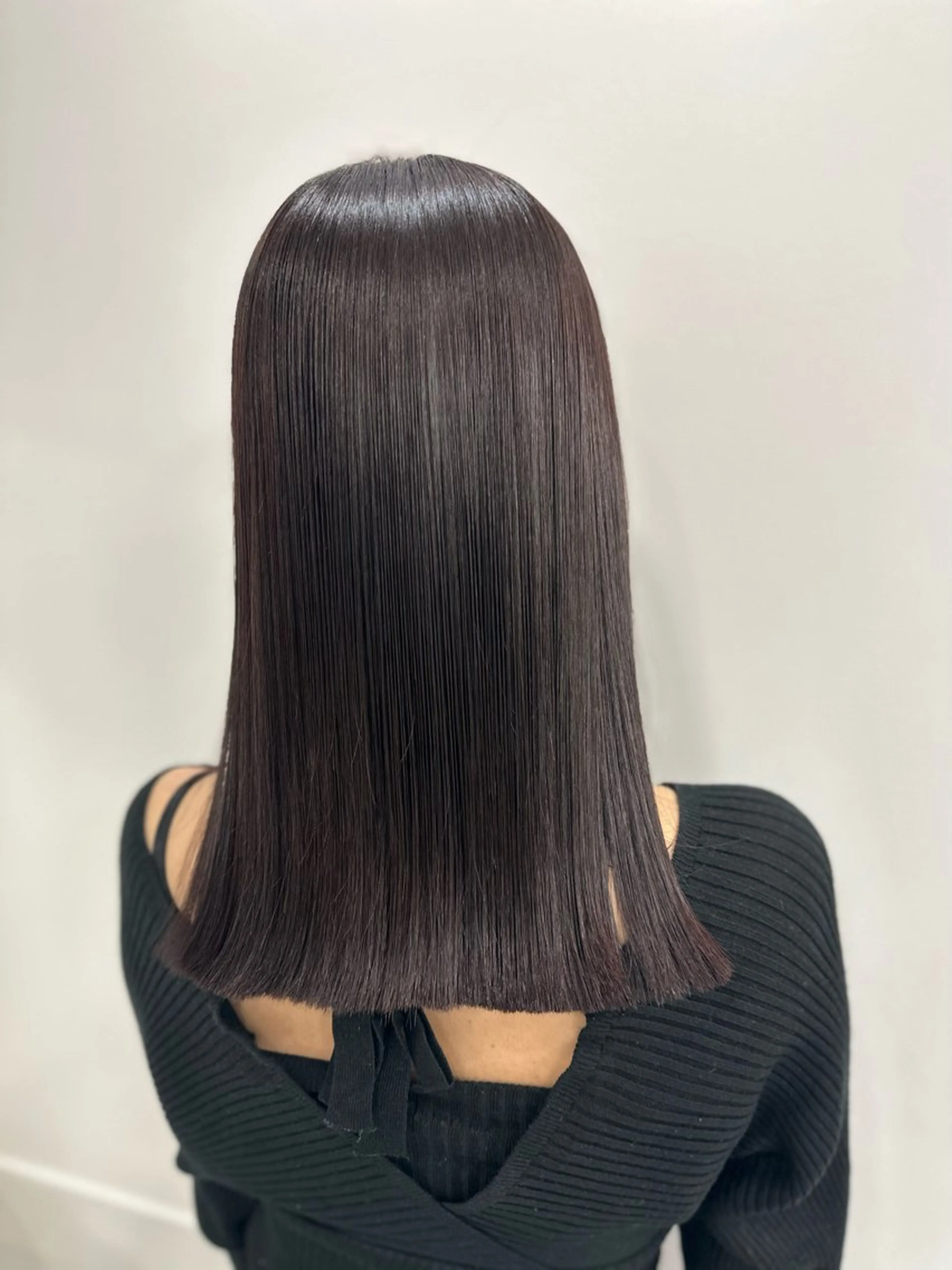 ロング パーマ 縮毛矯正 トリートメント 髪質改善/縮毛矯正 /ブリーチ矯正/岡部のヘアスタイル