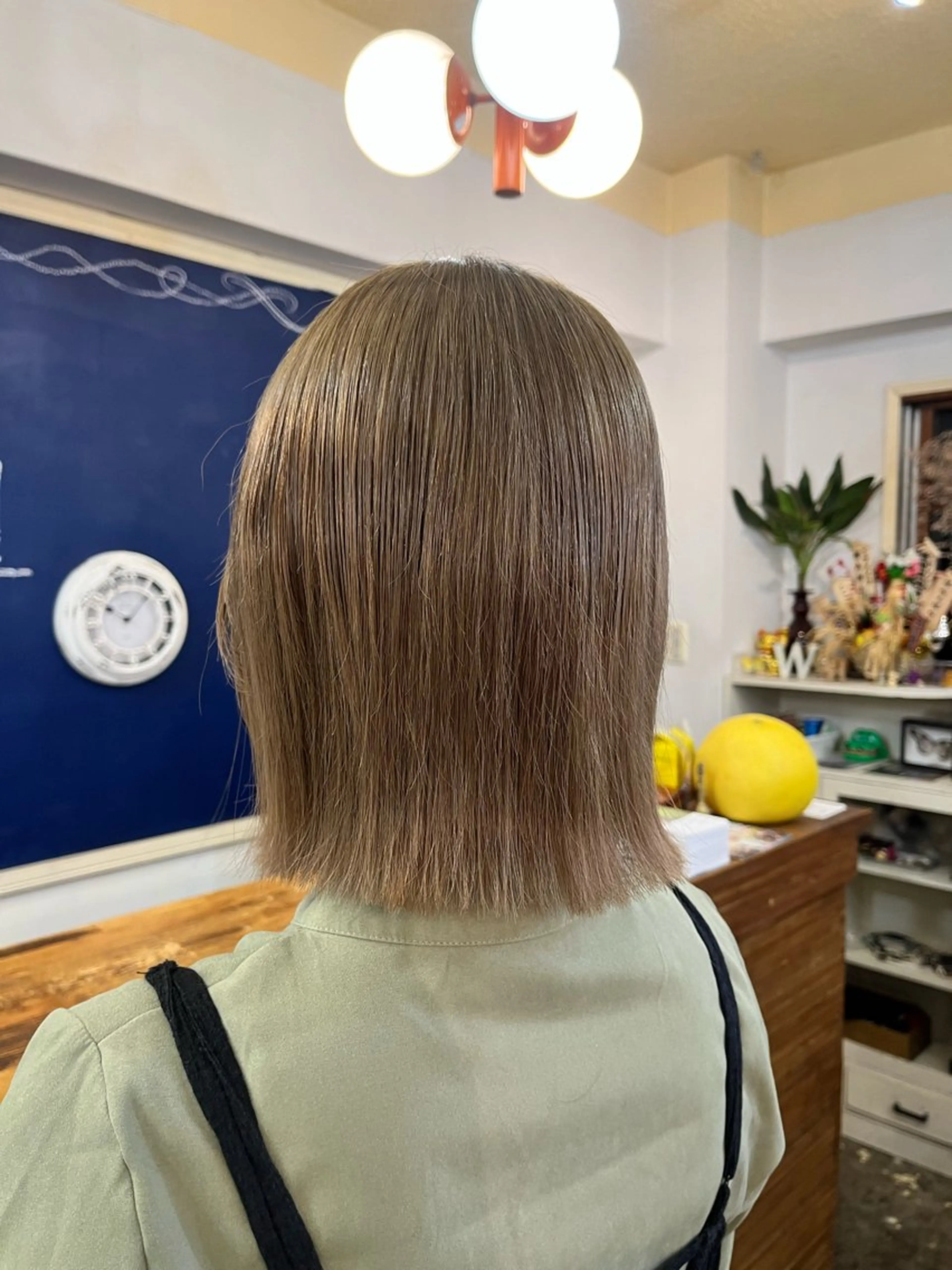 ミディアム カラー ベージュカラー ブリーチ mary'sメリー /ニュアンスカラーのヘアスタイル