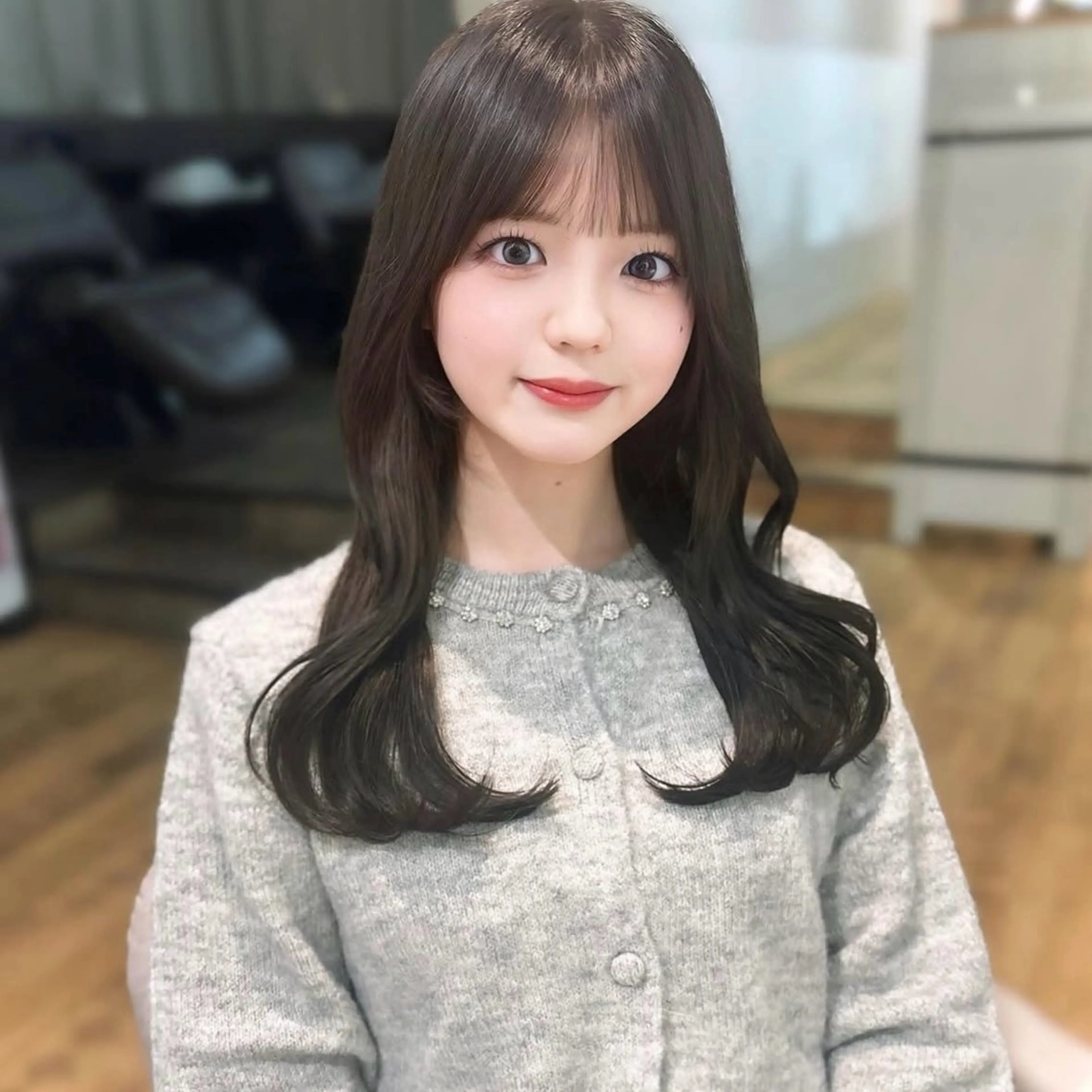 ロング カラー ベージュカラー オリーブベージュ AKIHO/矢場町 /モデル募集のヘアスタイル