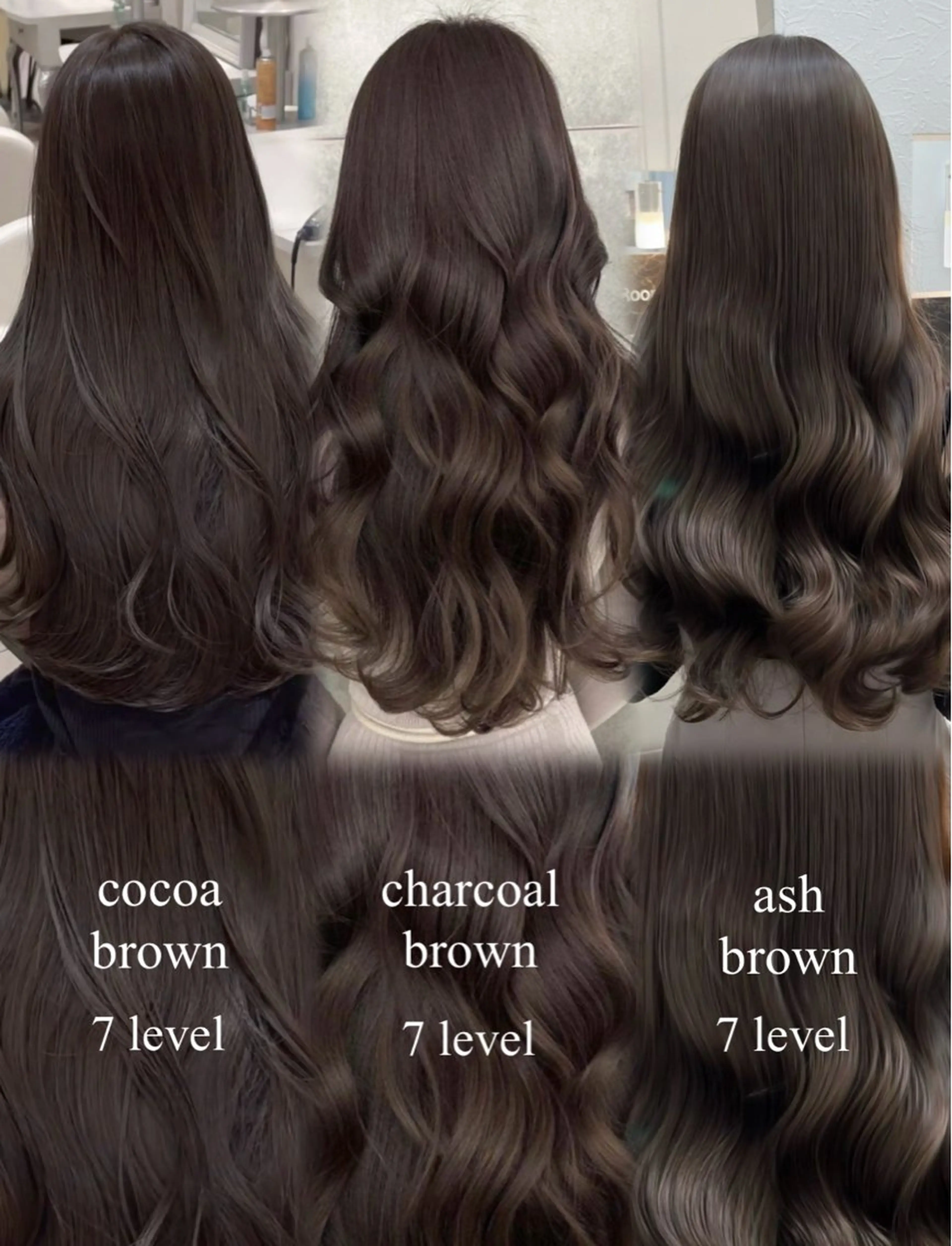 セミロング ヘアカラー トリートメント 𝑴𝑰𝒀𝑼🩰 /透明感カラー/青山のヘアスタイル