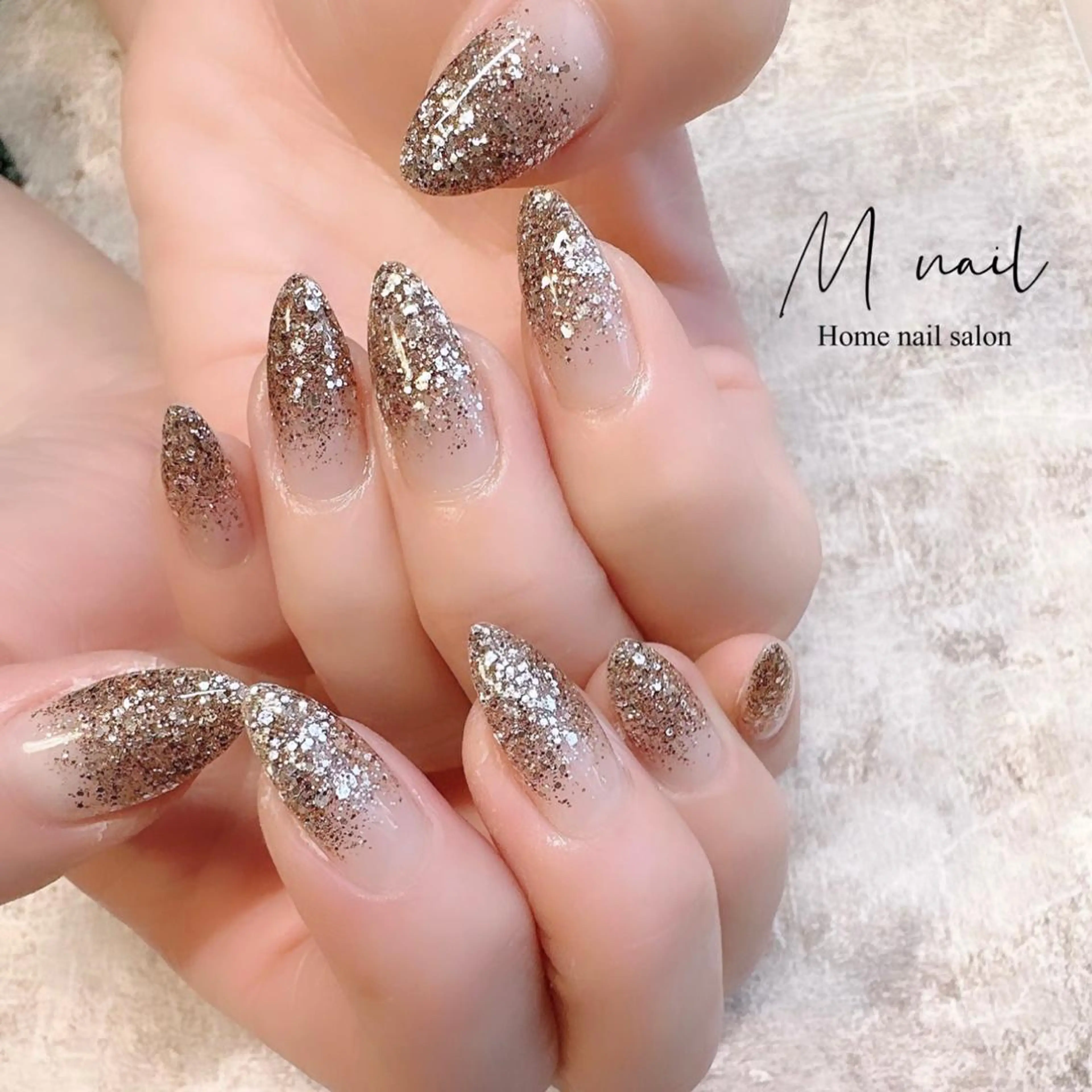 ネイル ハンドネイル Home salon M nailのネイルデザイン
