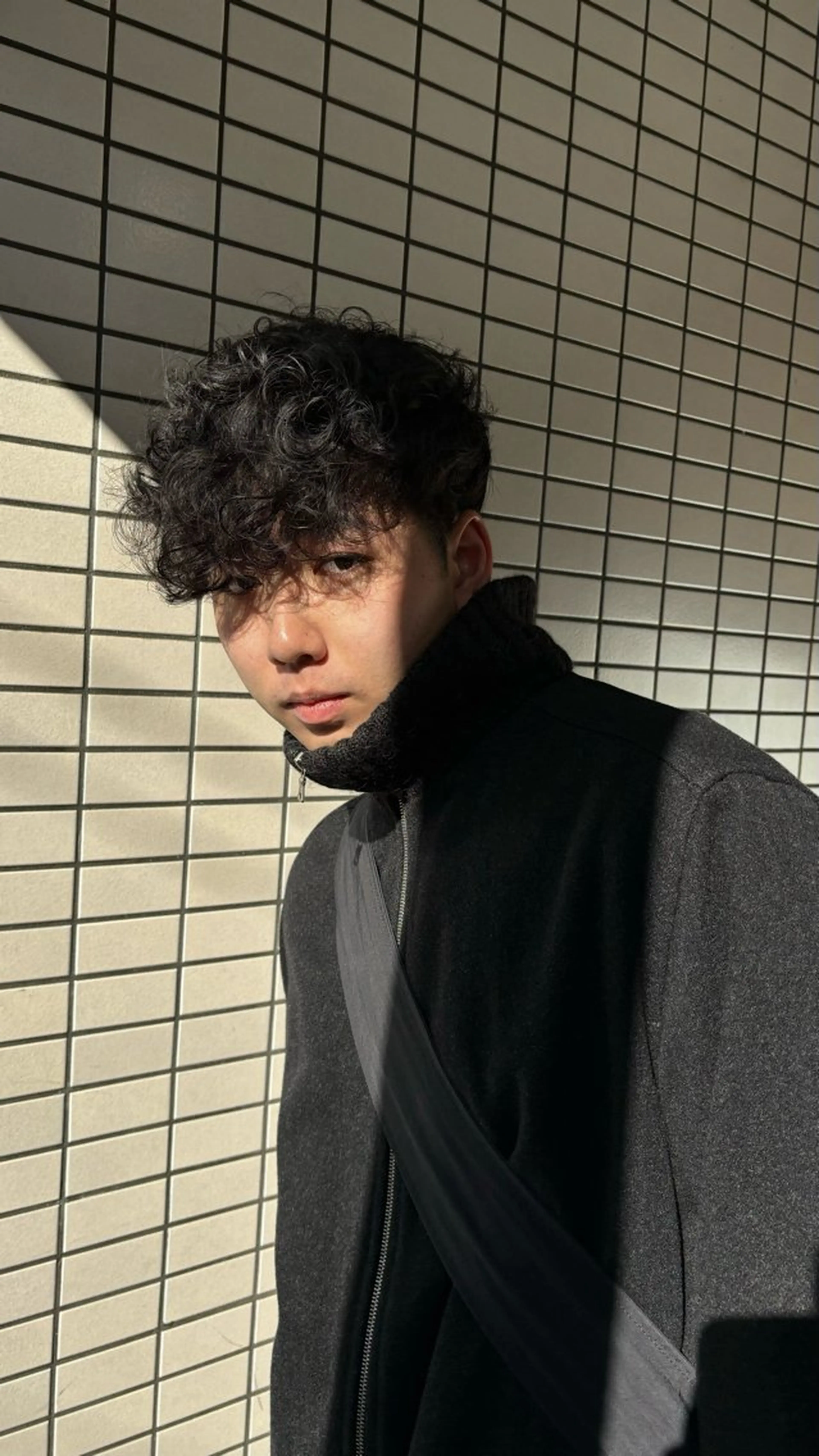 ショート パーマ メンズ メンズパーマ 渋谷/原宿/メンズ/ コヤマトモヤのヘアスタイル