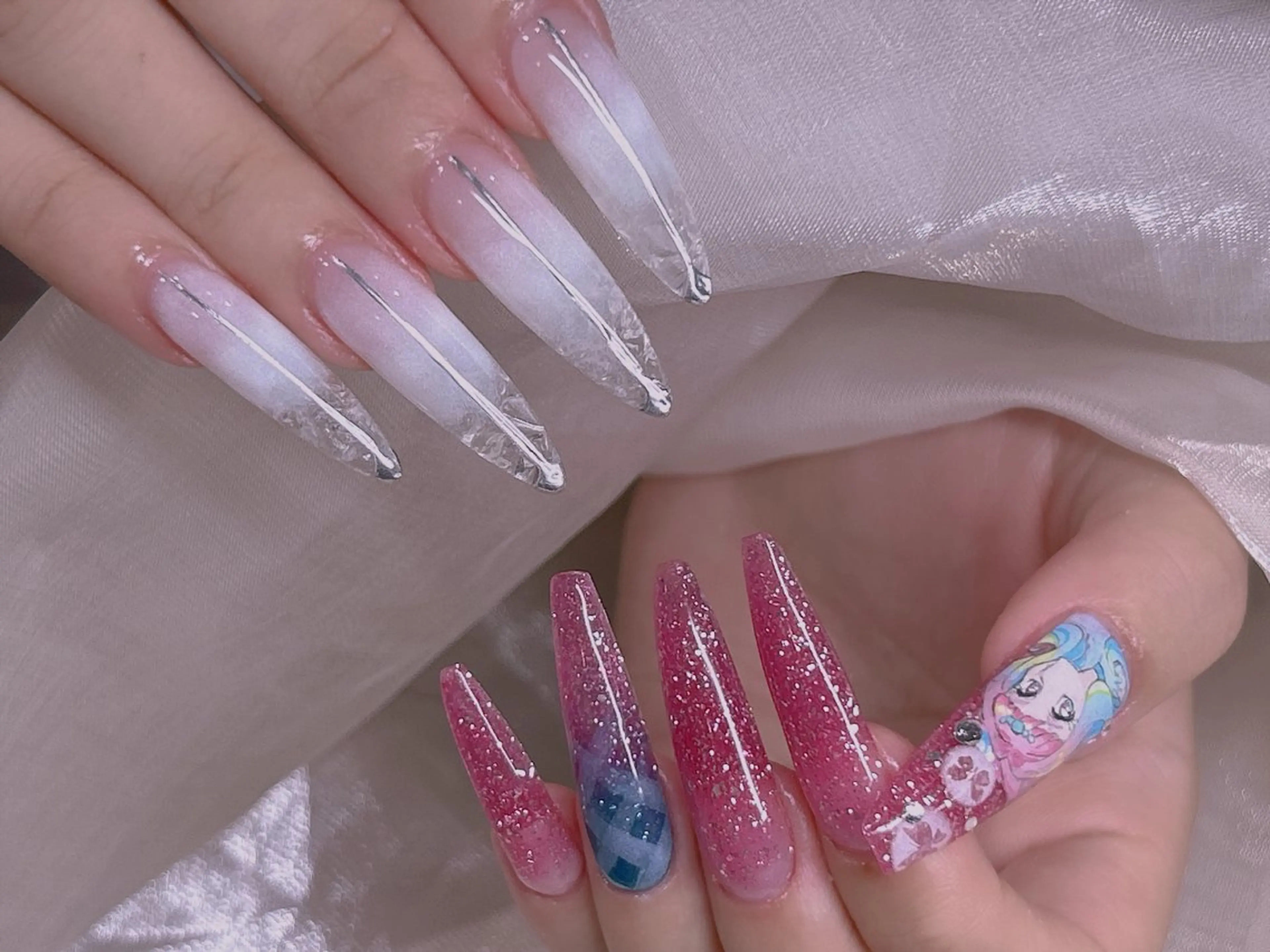 ネイル 長さだし専門店 M2　rikaのネイルデザイン