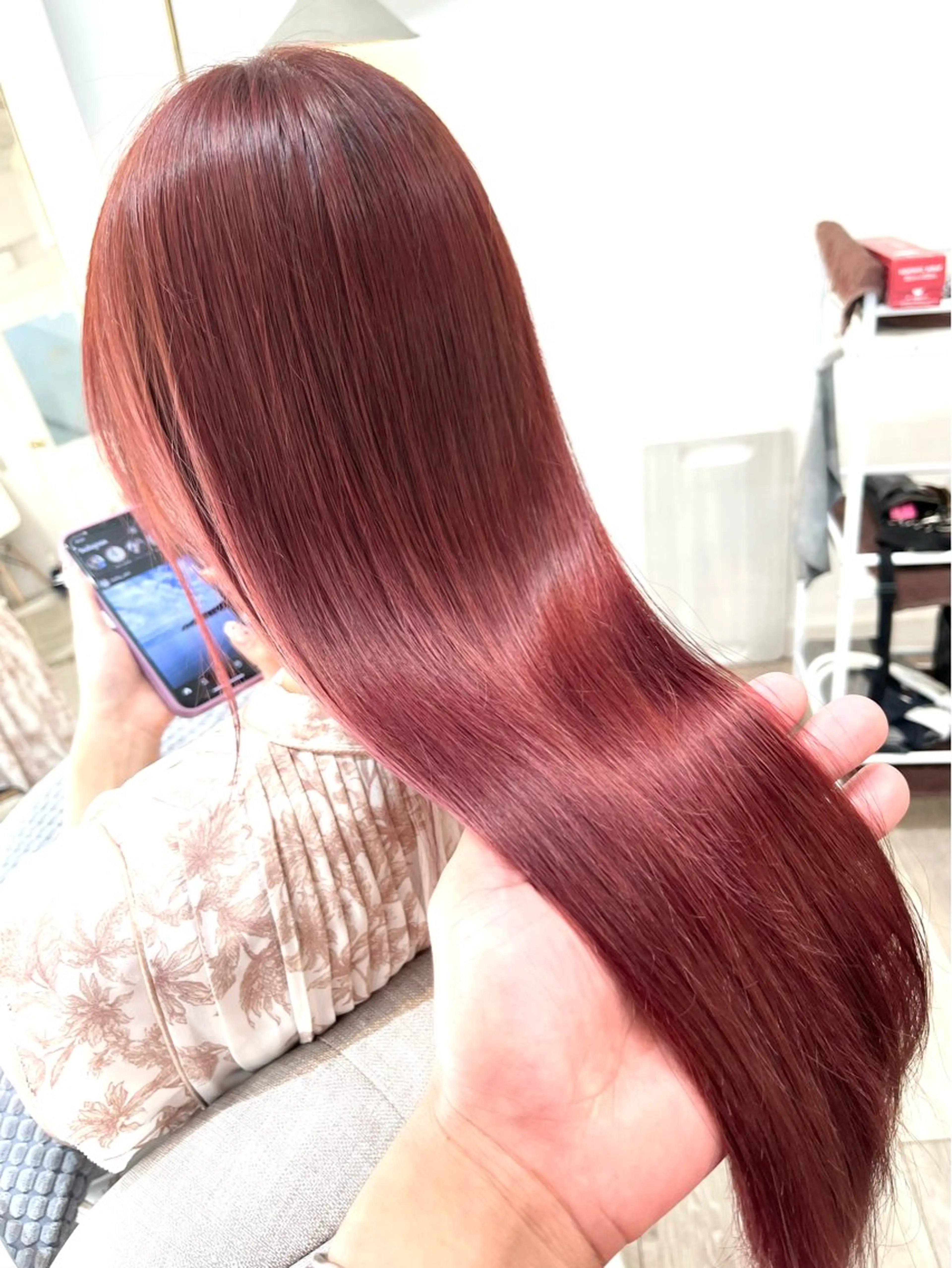 ロング 前髪&顔周りカット/ 韓国レイヤー/シバタのヘアスタイル