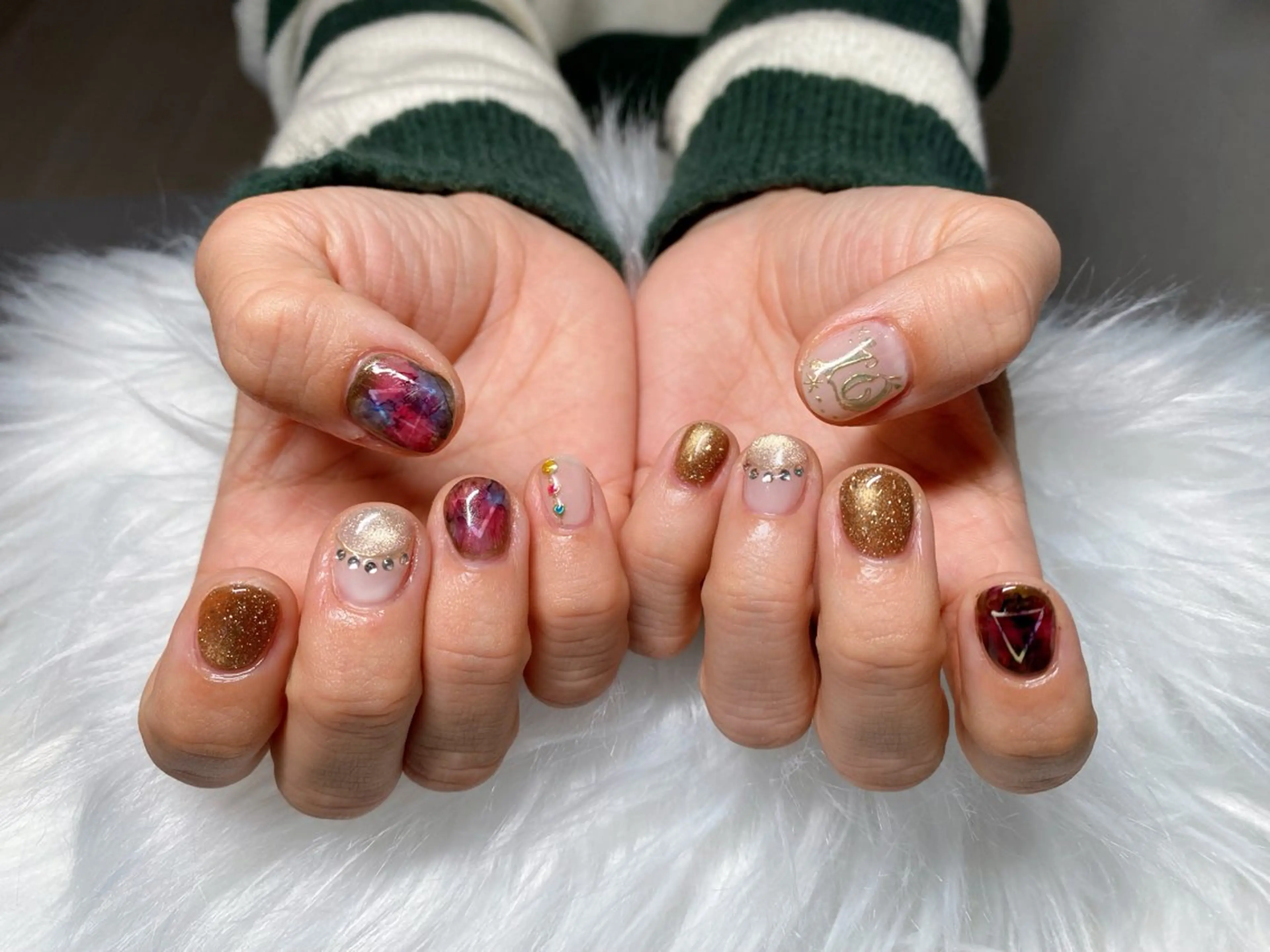 ネイル ハンドネイル 【トロワ ラパン】 Mayaのネイルデザイン