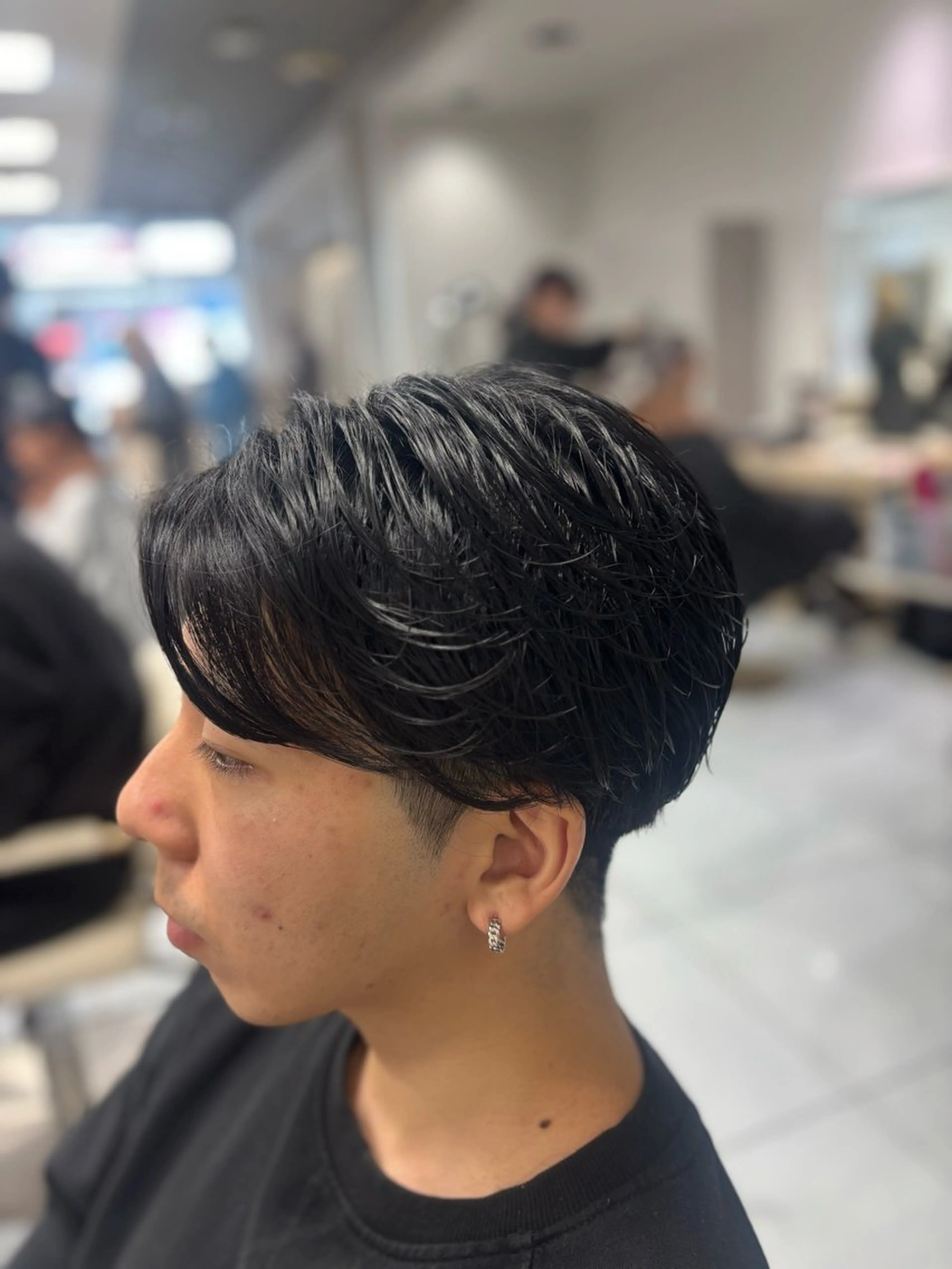 ショート パーマ メンズ カット パーマ メンズ特化韓国風 パーマスタイル/りんのヘアスタイル