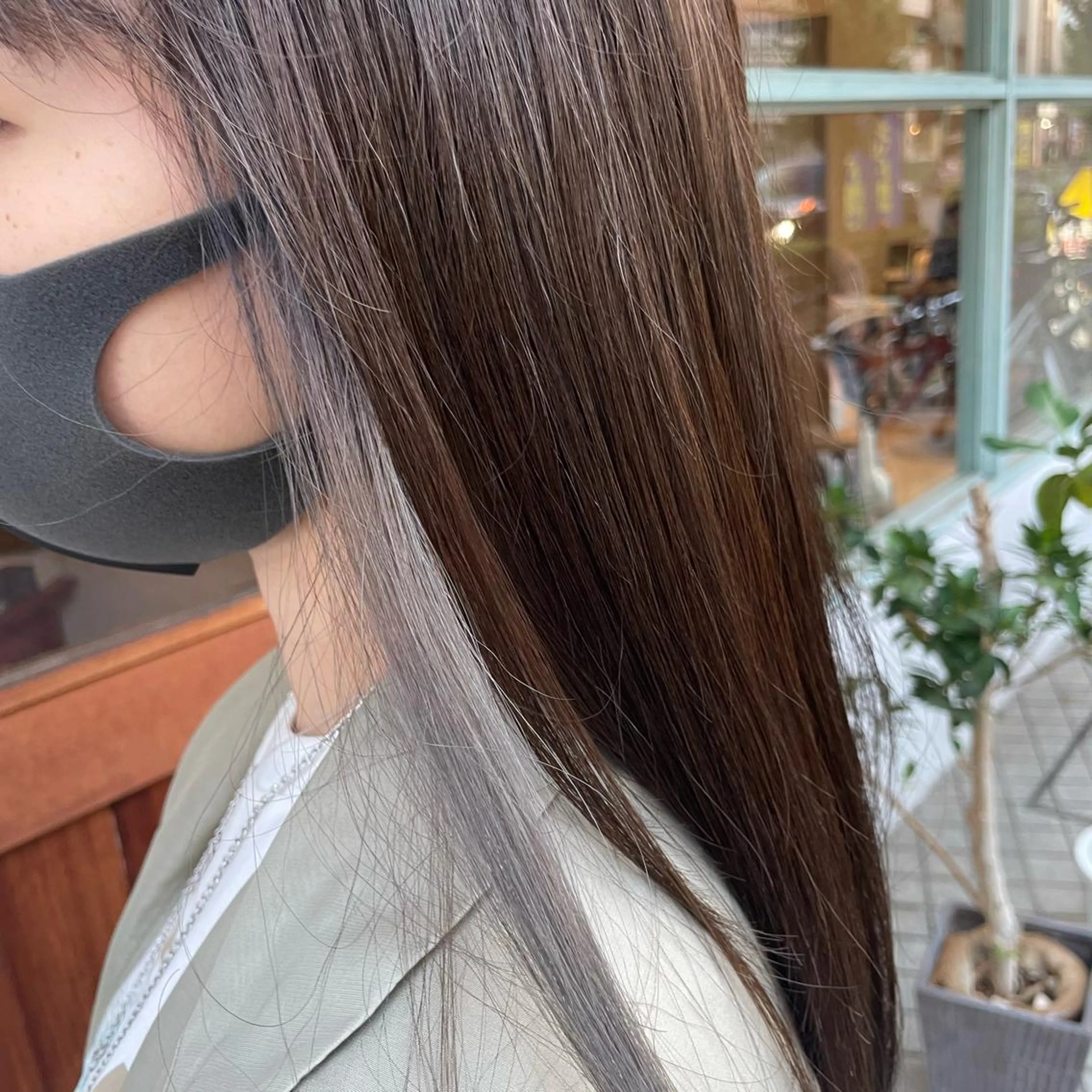 ロング カラー ヘアカラー いまじゅく あおいのヘアスタイル