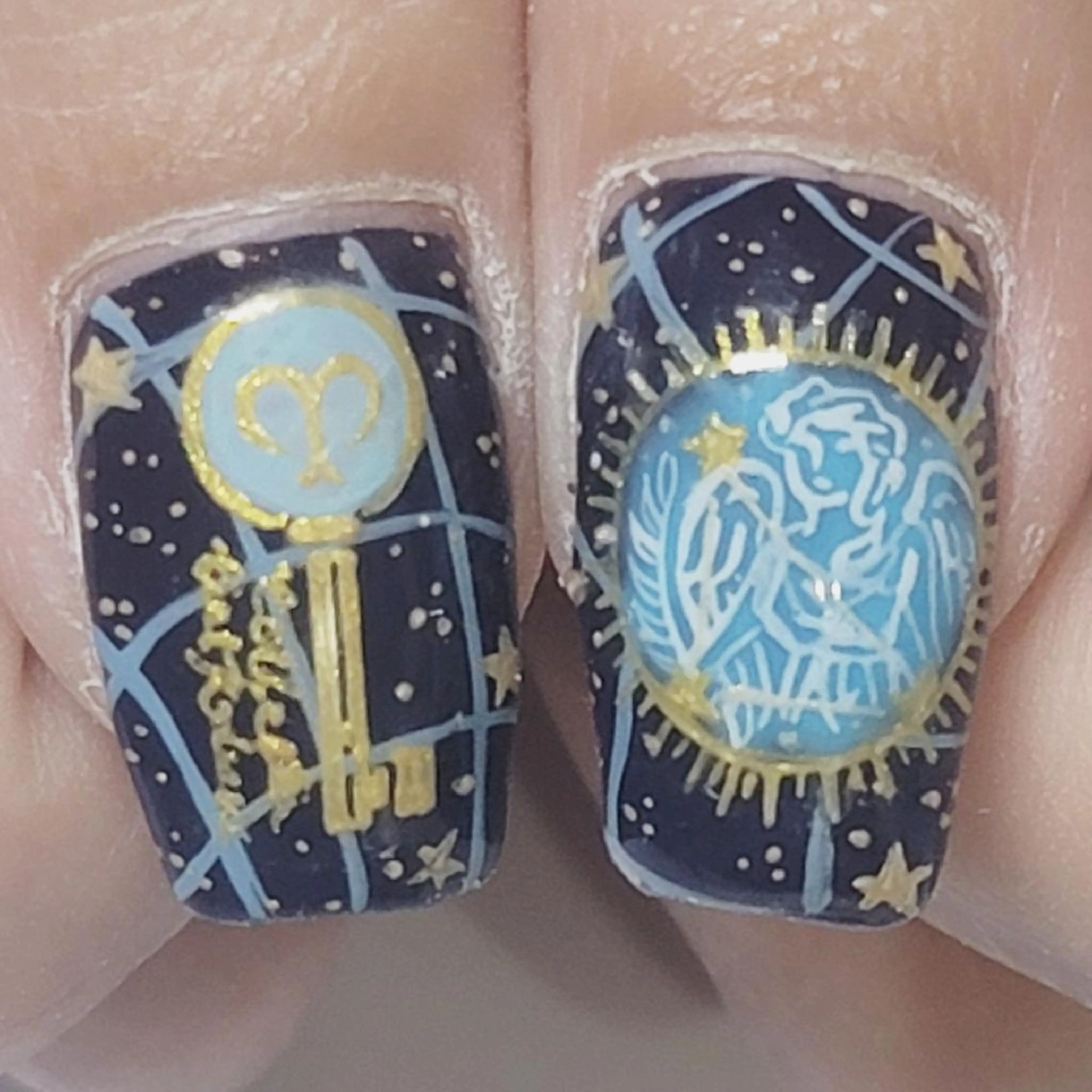 ネイル アートネイル ネイビー ワンカラーネイル ハンドネイル よしだ ひろきのネイルデザイン