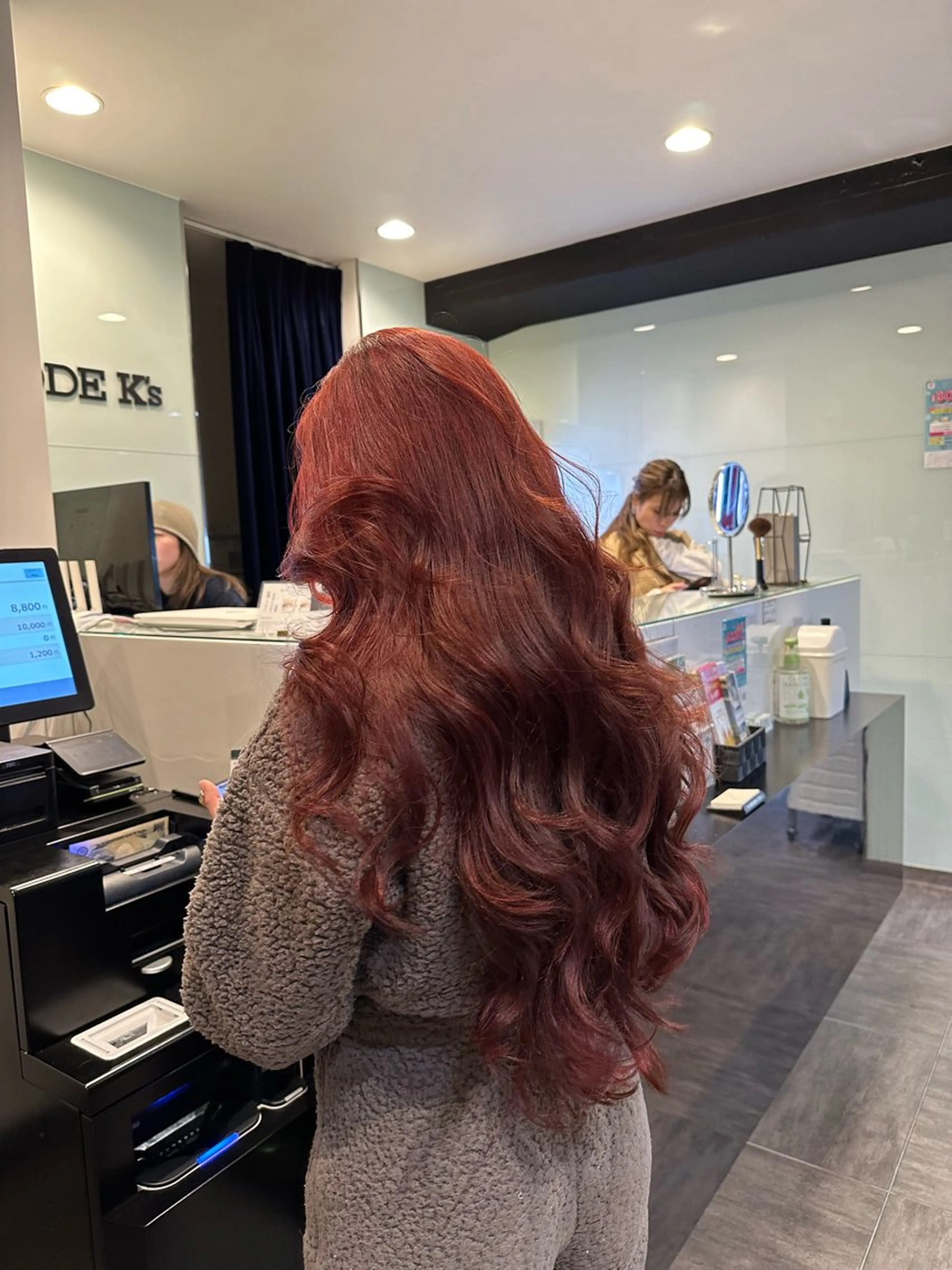 🦋ブリーチなしWカラー+超音波トリートメントの写真