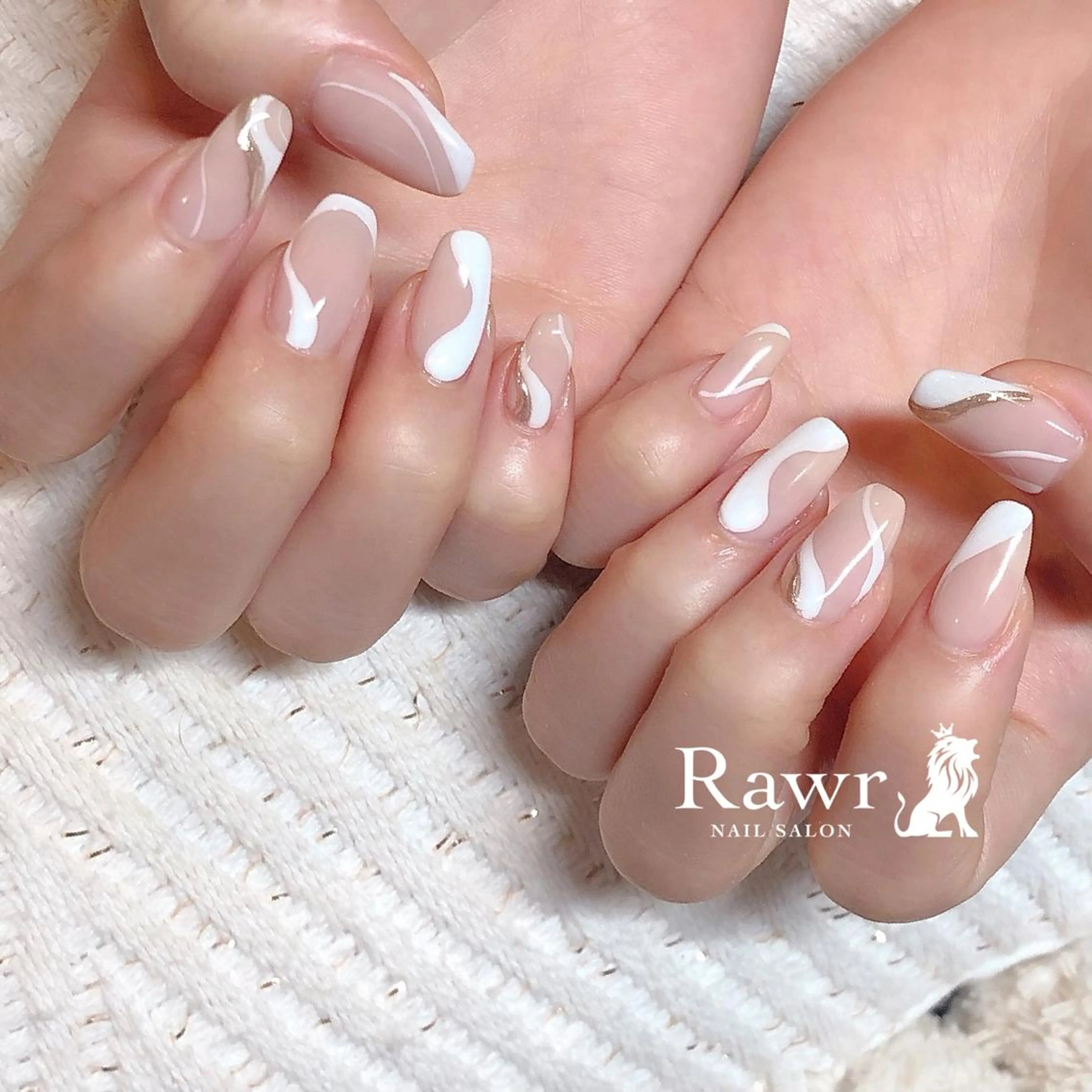 ネイル ハンドネイル Rawr / saoriのネイルデザイン