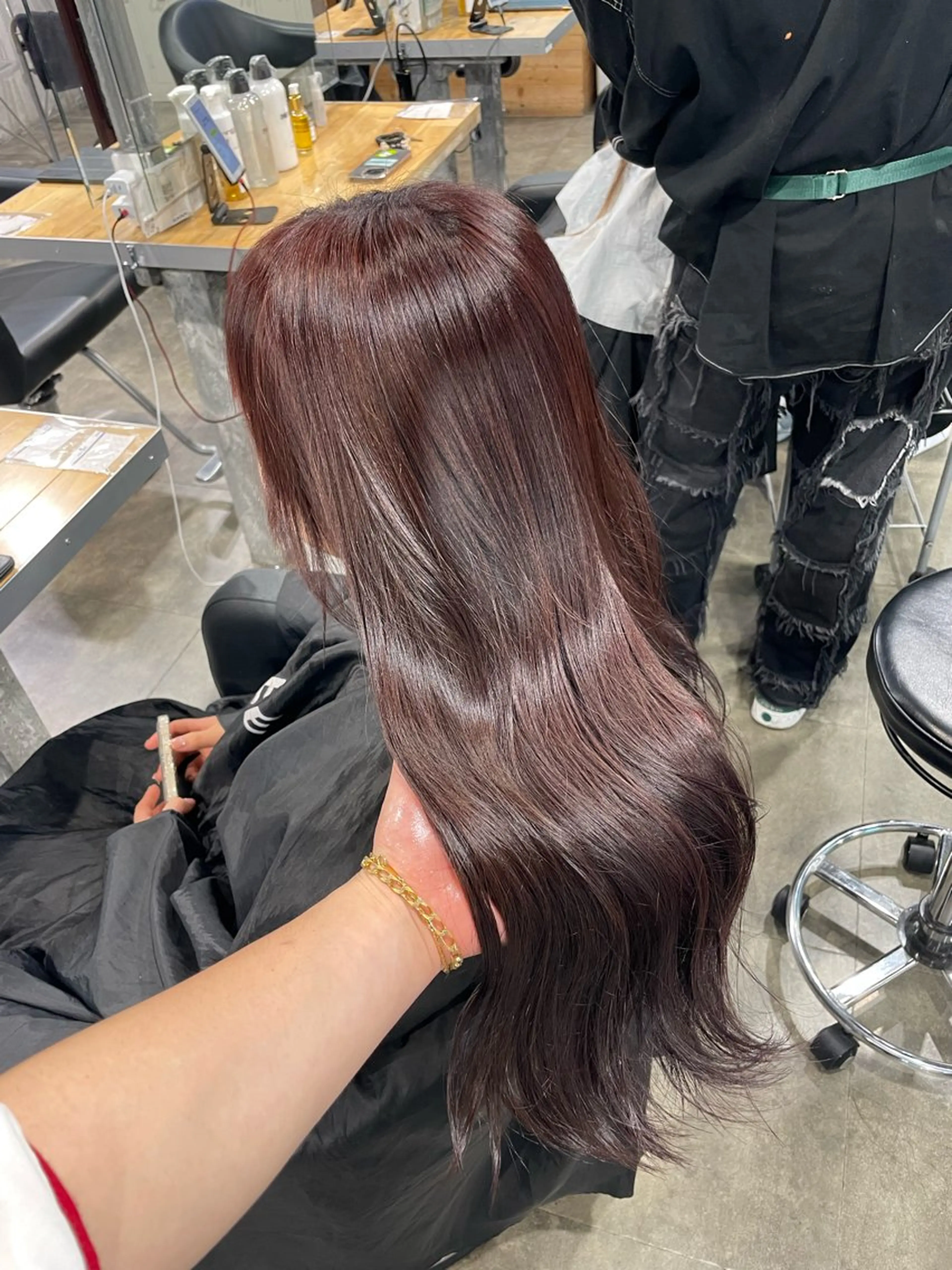 【🥀ミニモ限定🥀】ブリーチなしでできる🤍暖色ワンカラー➕髪質改善トリートメント➕メンテナンスカット🥀🤍の写真