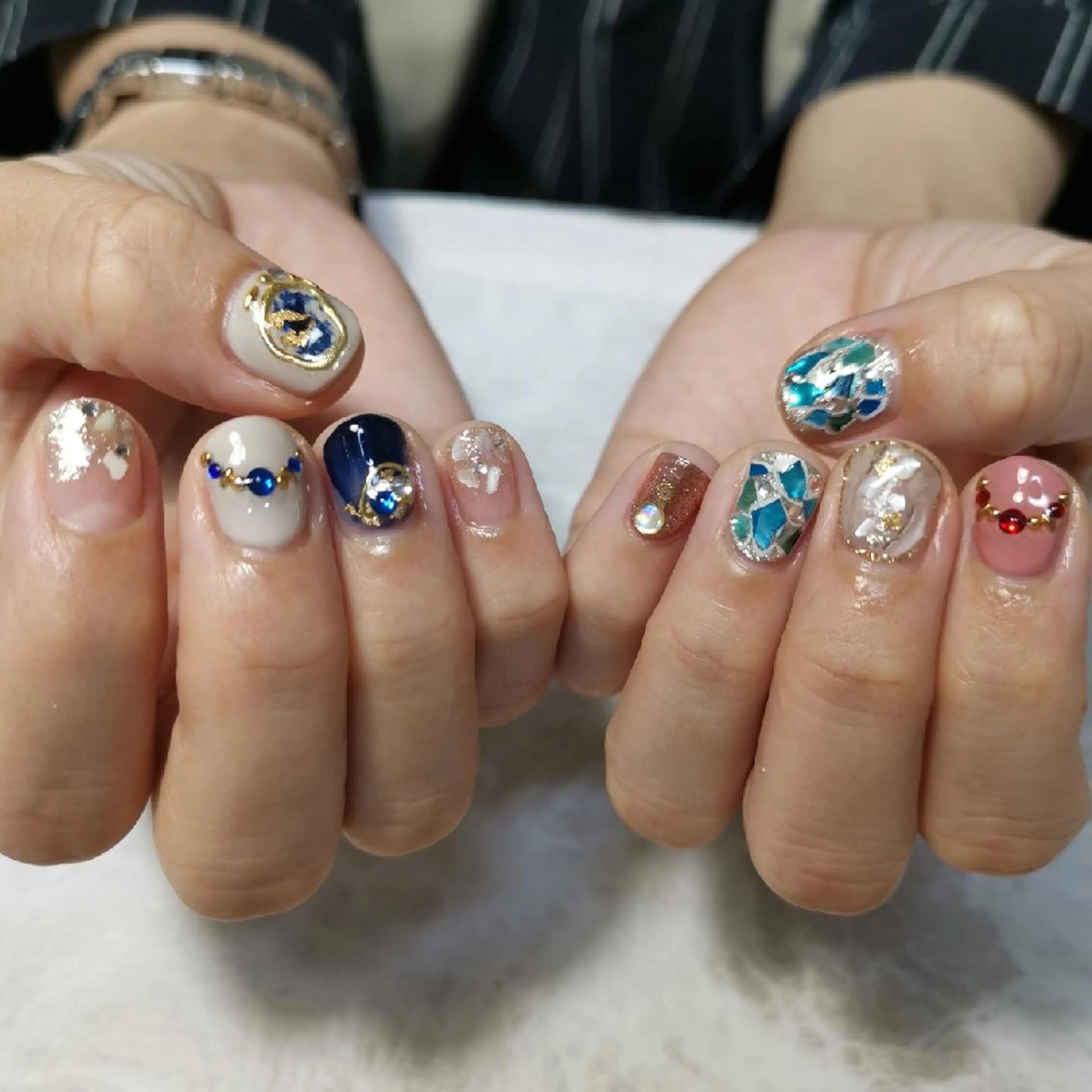 ネイル ブライダルネイル ハンドネイル reve あやののネイルデザイン