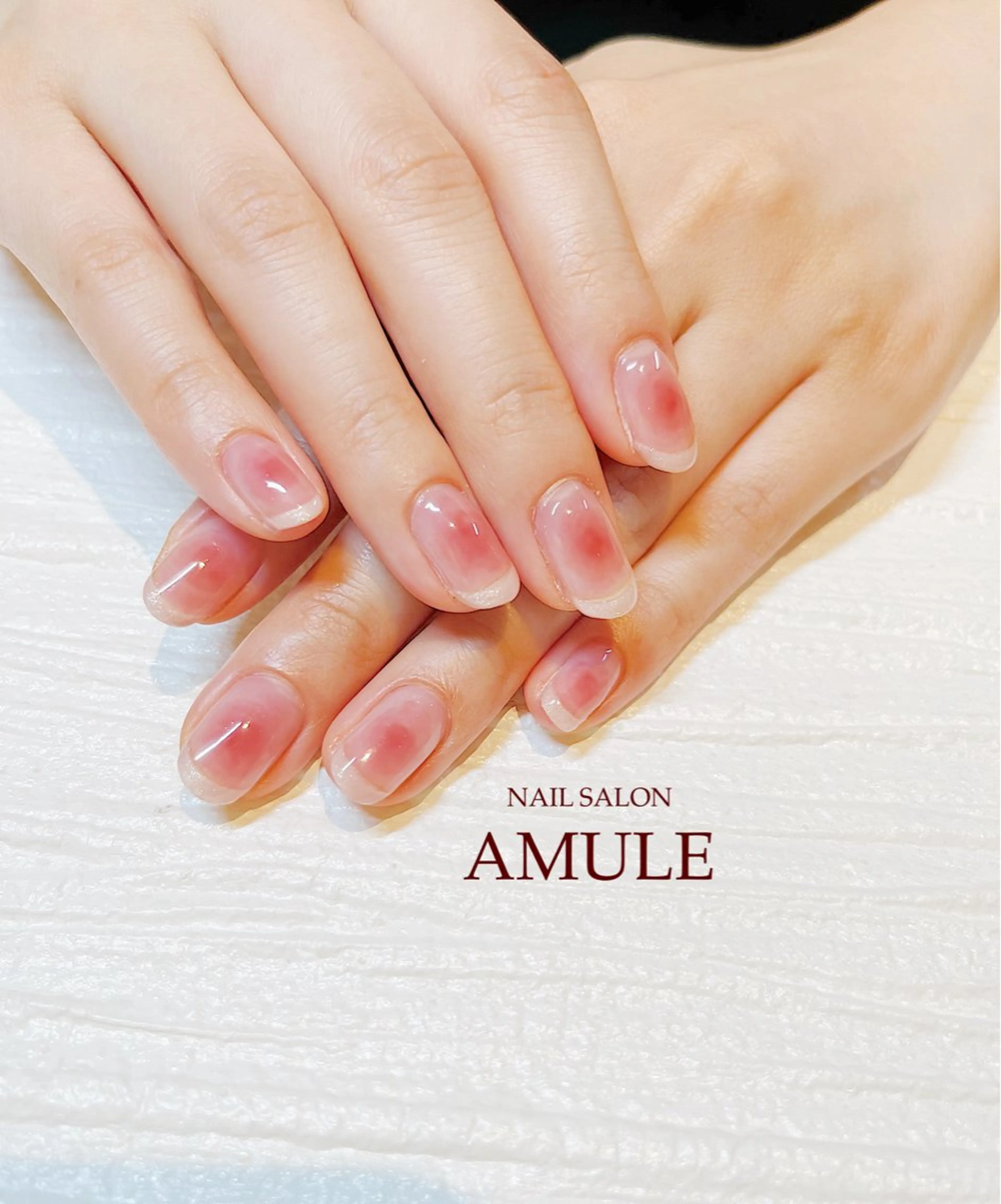 ネイル チークネイル フレンチネイル ジェルネイル マグネットネイル ハンドネイル NAILSALON AMULEのネイルデザイン
