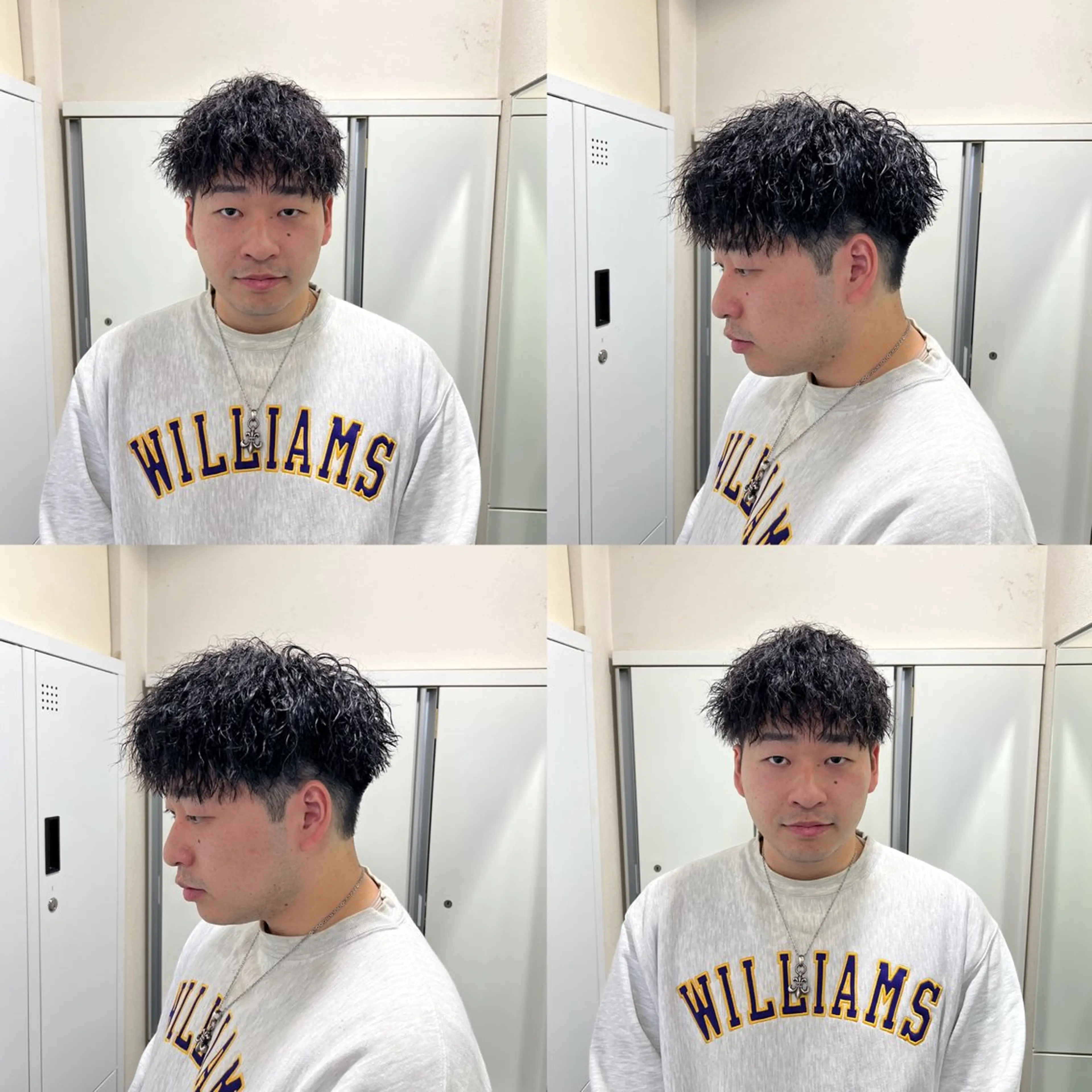 ショート パーマ メンズ メンズパーマ ツイストスパイラルパーマ スパイラルパーマ 茅ヶ崎パーマ特化/ スパイラル/ハルキのヘアスタイル