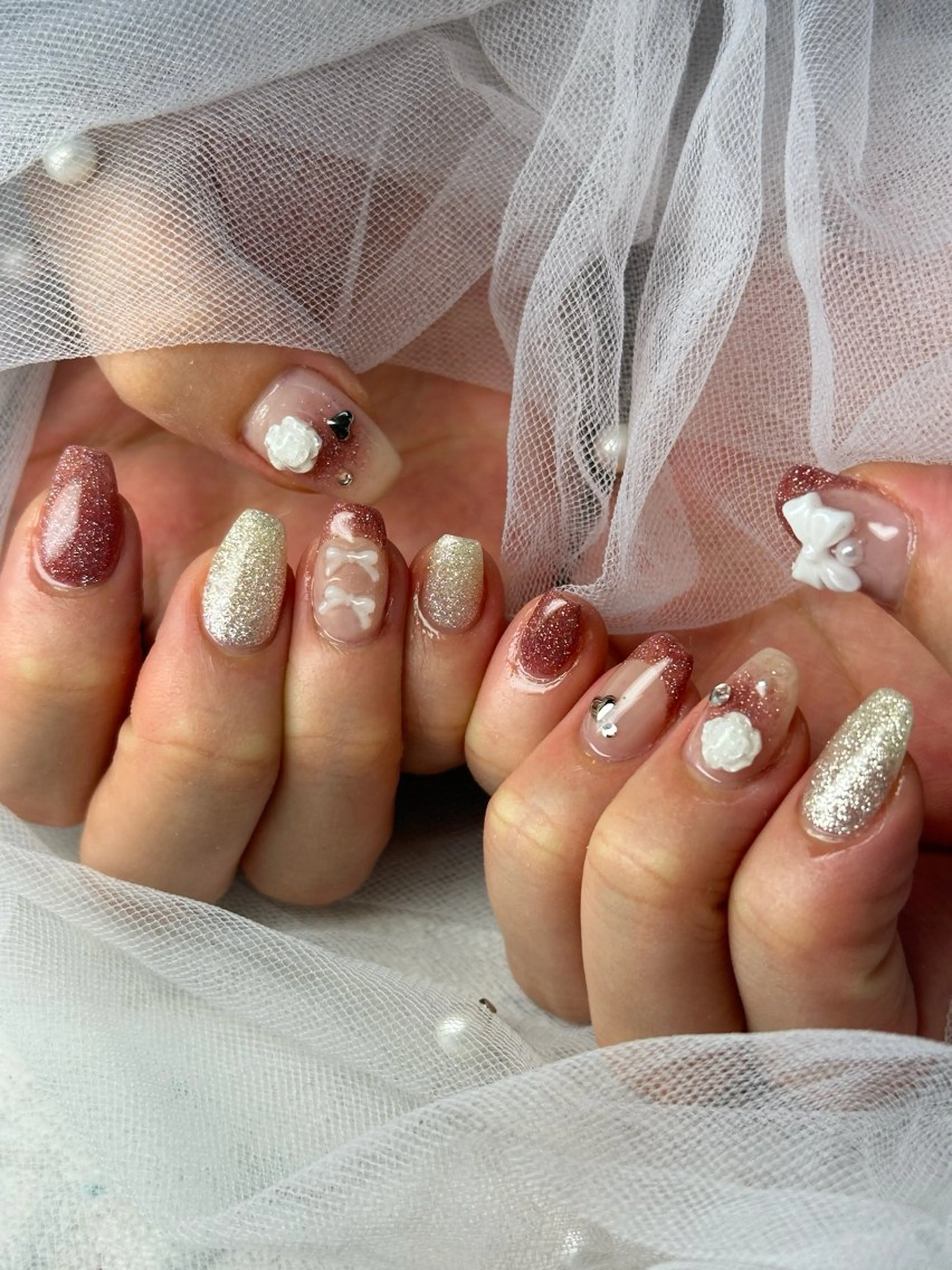 ネイル ハンドネイル Queennail 北堀江AYAのネイルデザイン