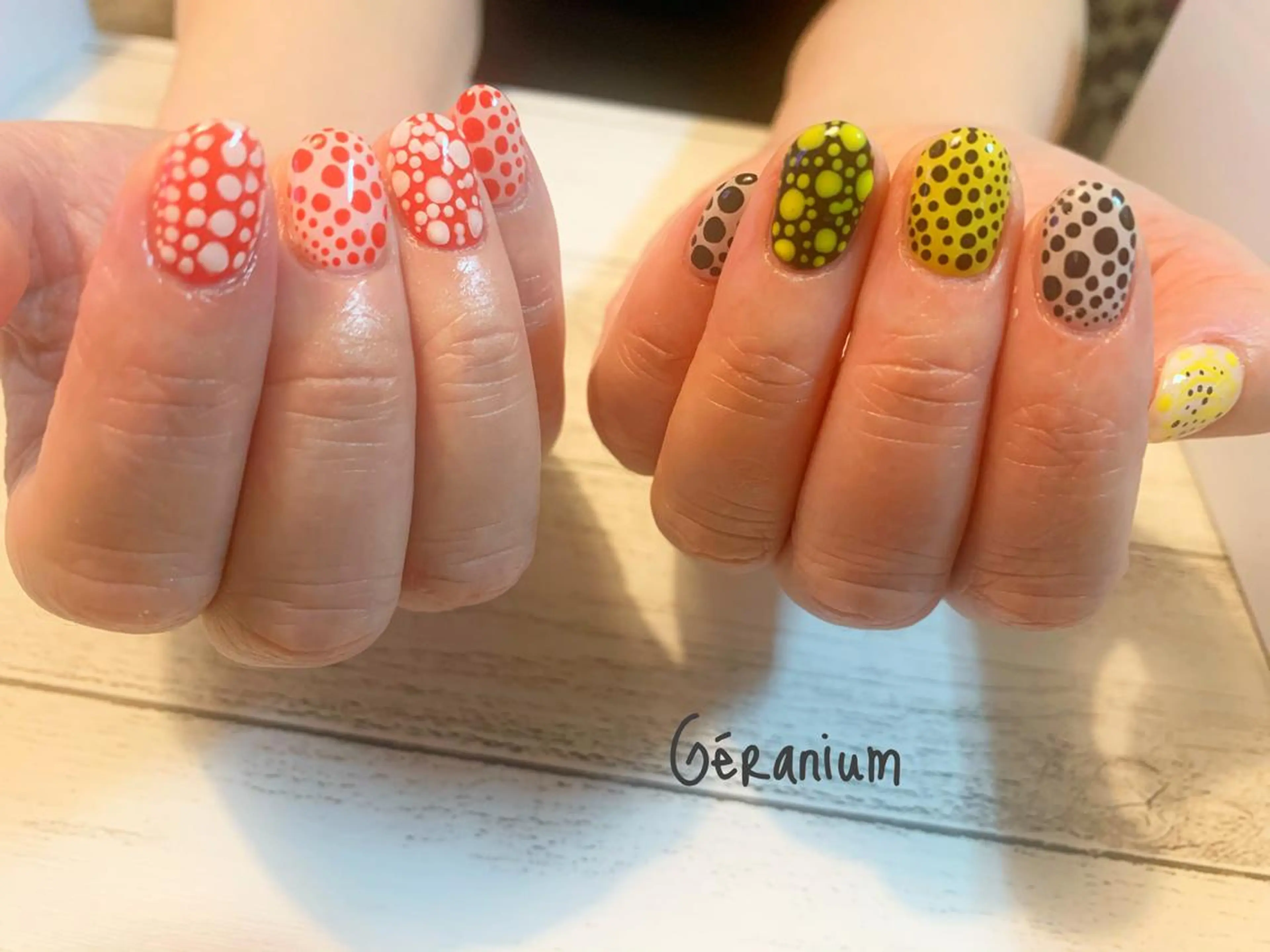 ネイル ハンドネイル GéRanium Harukaのネイルデザイン