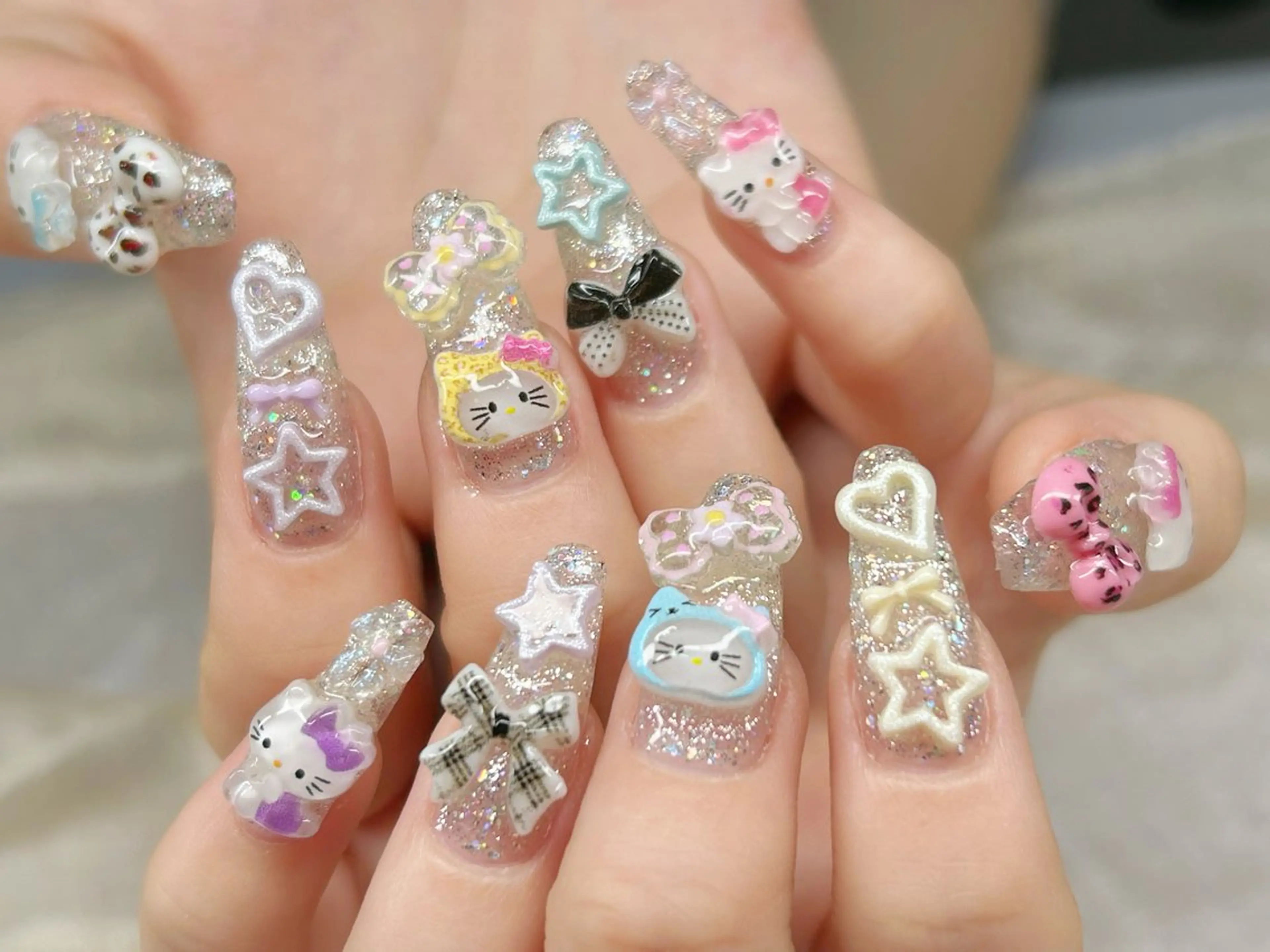 ネイル アートネイル チークネイル 成人式 入学式 長さ出し ハンドネイル Lino Nailのネイルデザイン