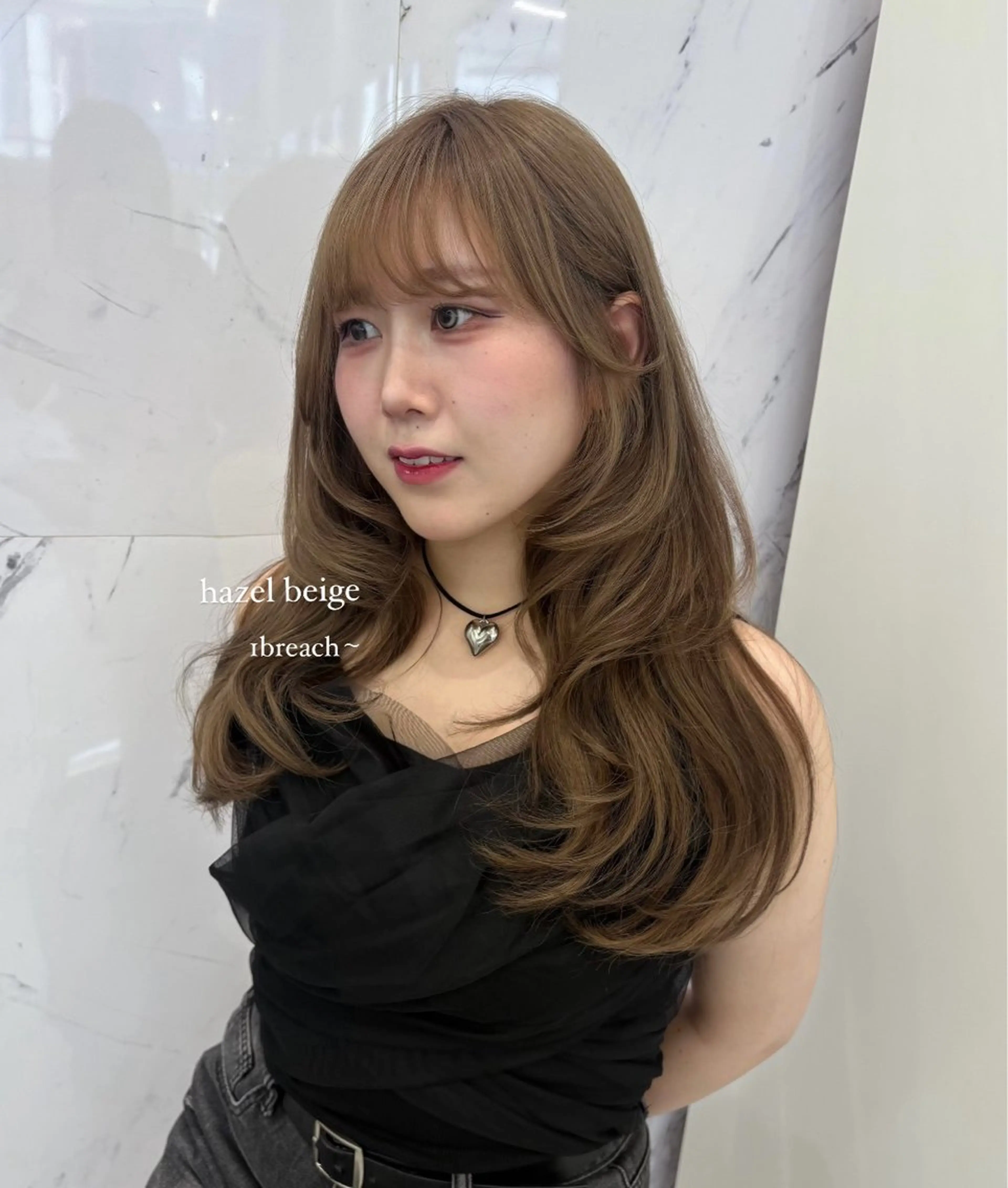 ロング レイヤーカット カット ヘアカラー Parve Mix/ 平 奈果🎀のヘアスタイル