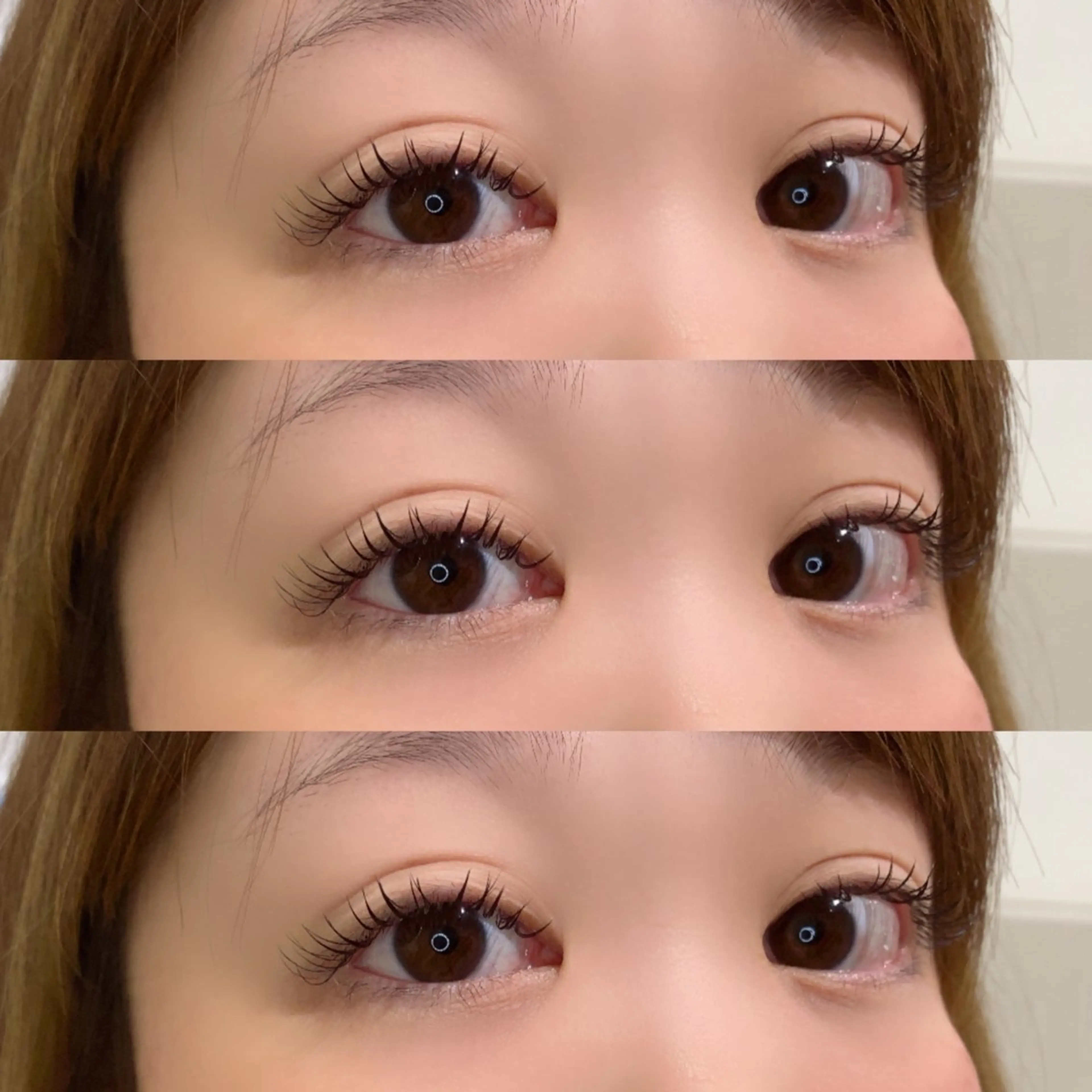 マツエク・マツパ フラットラッシュ 杉山 莉香のヘアスタイル