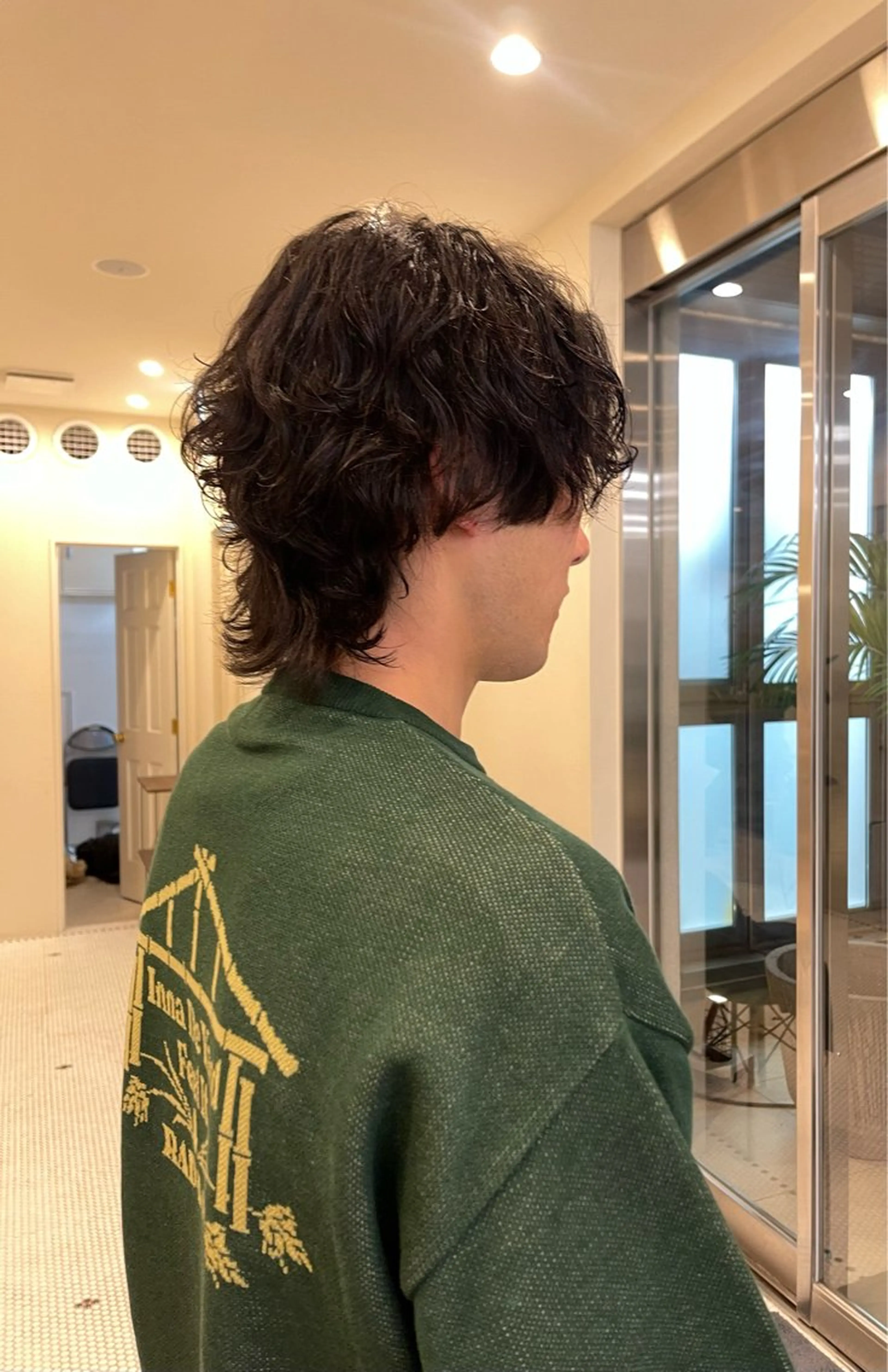 パーマ メンズ メンズパーマ メンズウルフカット ウルフカット レイヤーカット🫧 🎀Tomoka🎀のヘアスタイル