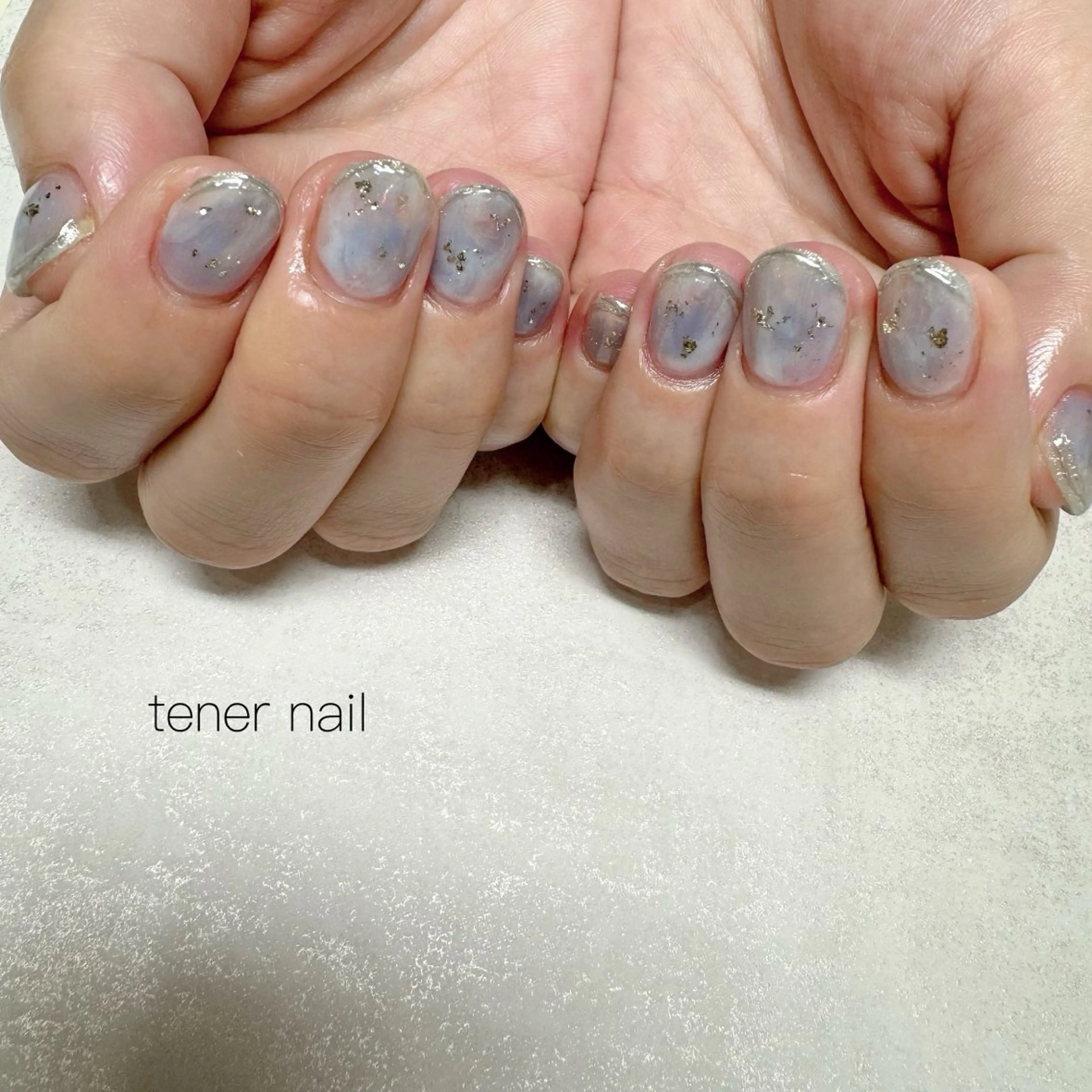 ネイル フレンチネイル ミラーネイル ニュアンスネイル ハンドネイル テネルネイル tener nailのネイルデザイン