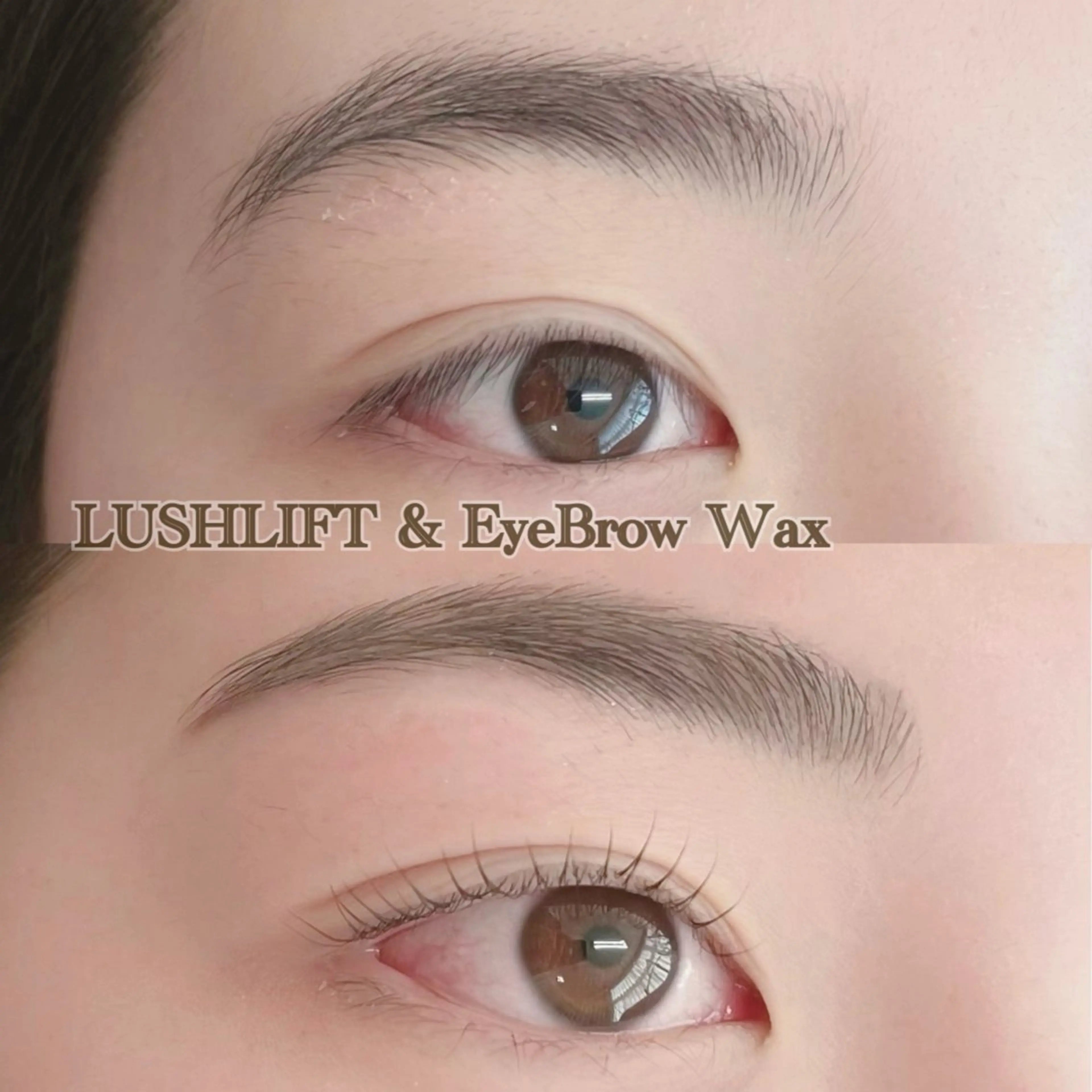 【セットメニュー】ラッシュリフト&アイブロウデザインWaxの写真