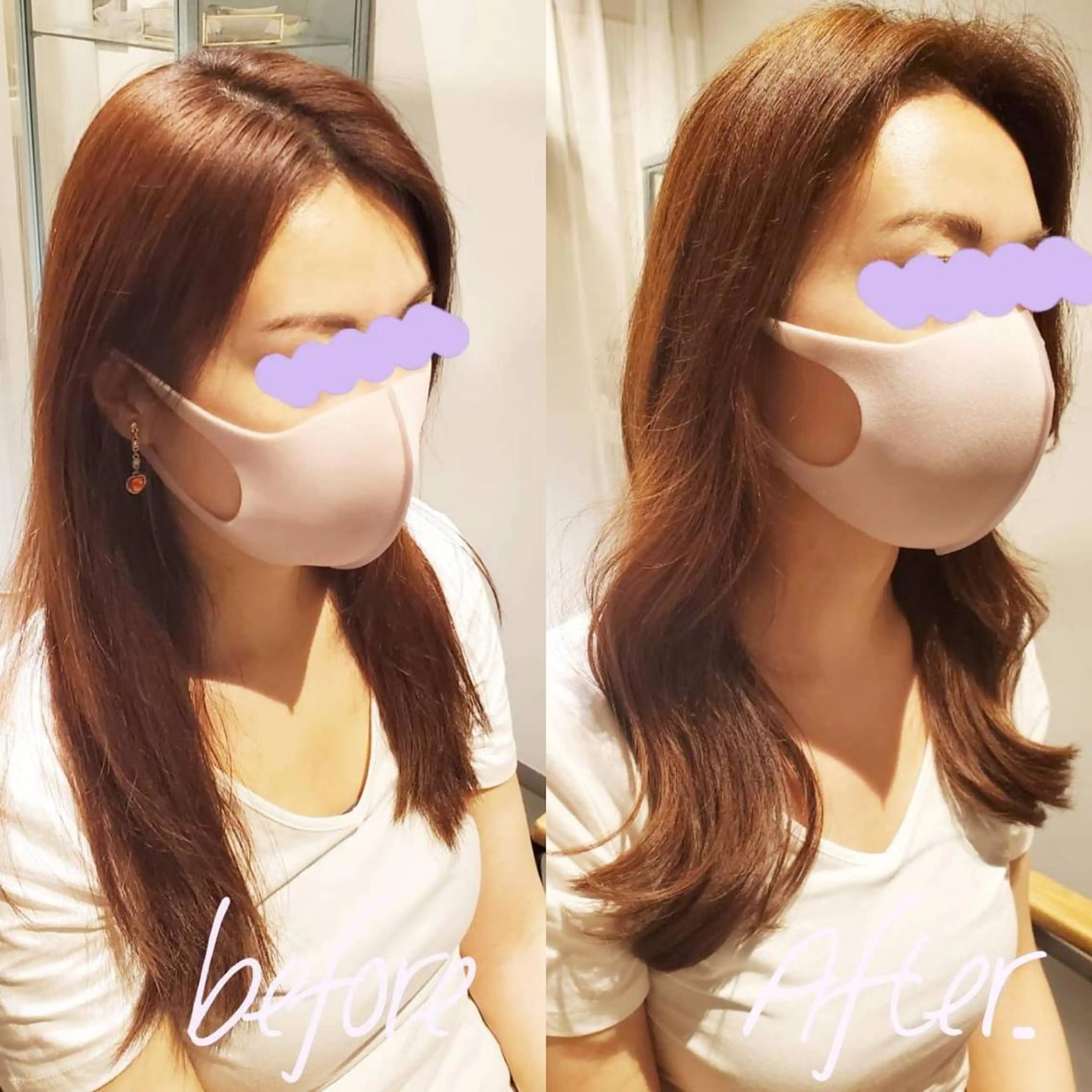 韓国発　プリカール（根元パーマ）の写真