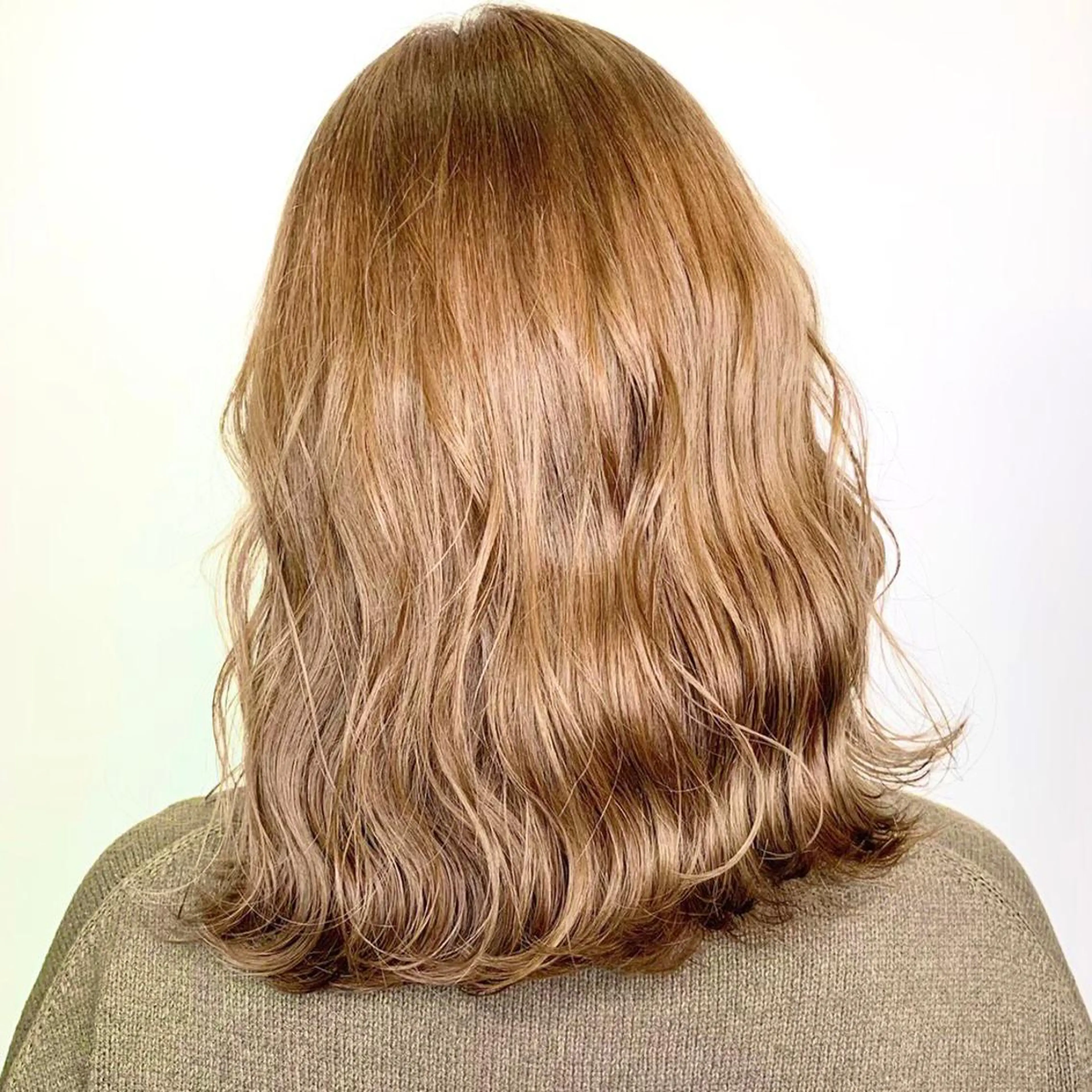 ミディアム カラー 艶髪/レイヤーカット 髪質改善/清水のヘアスタイル