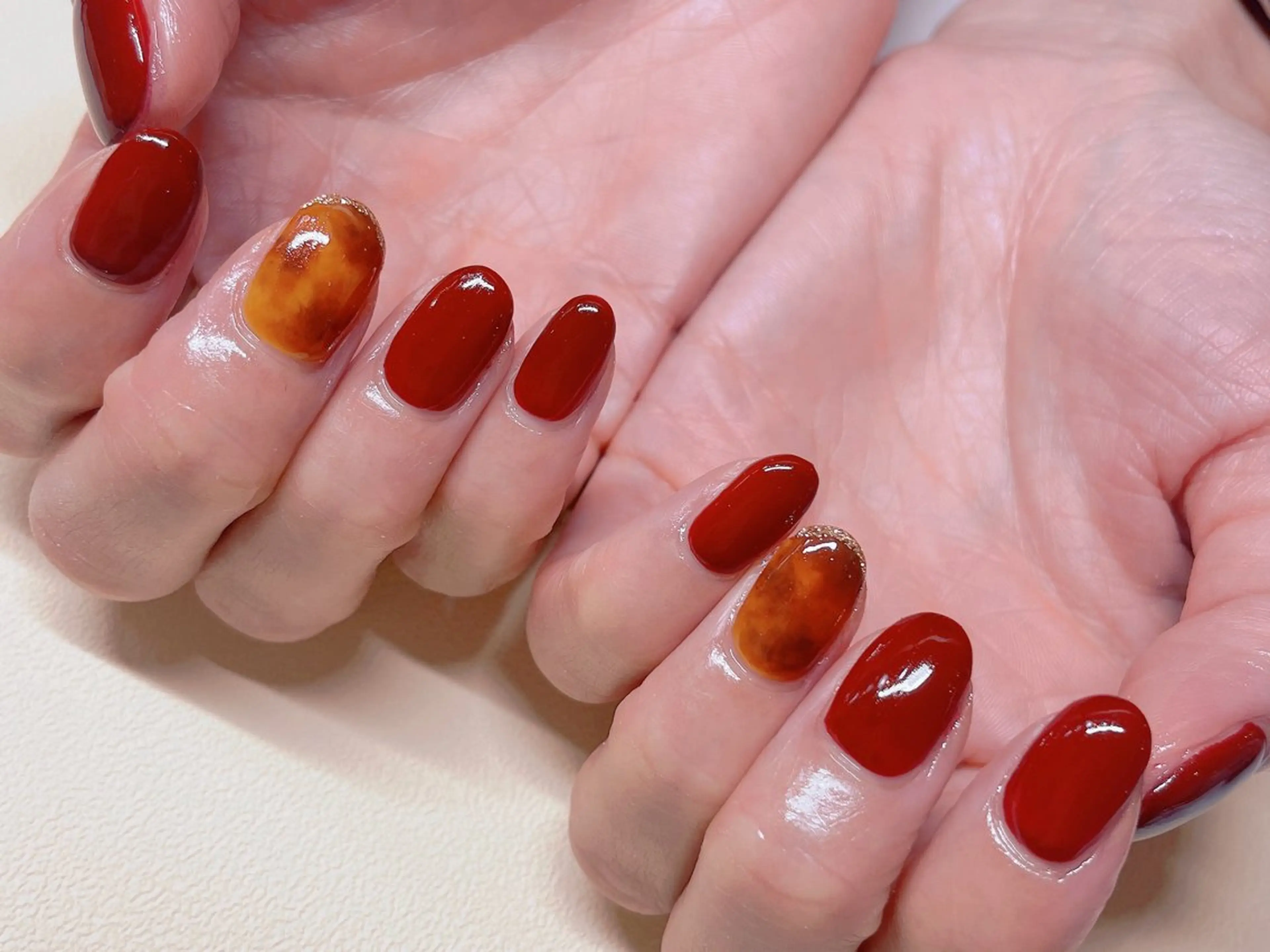 ネイル べっ甲ネイル ハンドネイル NAIL GALLERY Avant【アヴァン】伊丹店所属・Avant Sakiのネイルデザイン