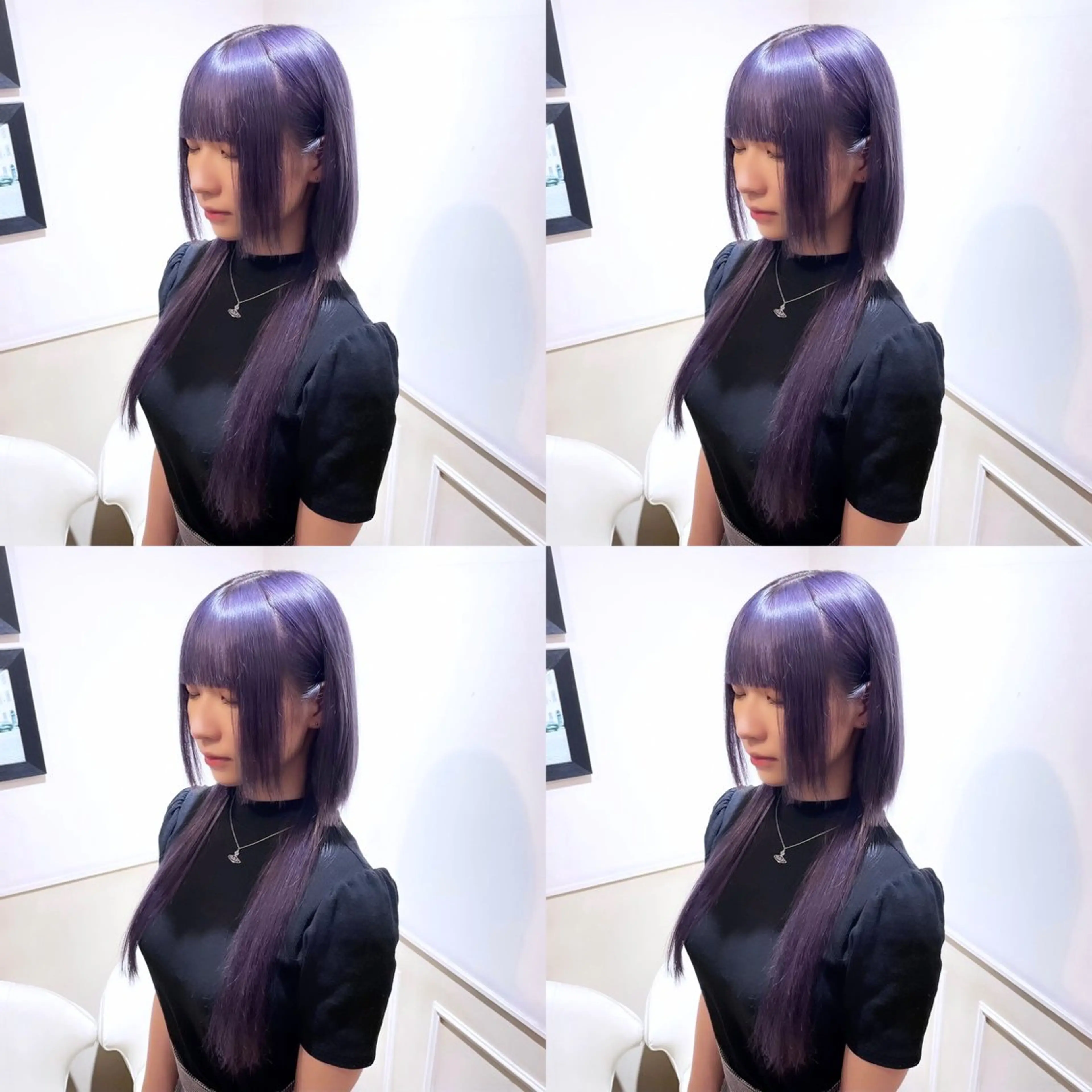 ロング カラー ラベンダーカラー 🌟トップデザイナー 高橋🌟のヘアスタイル