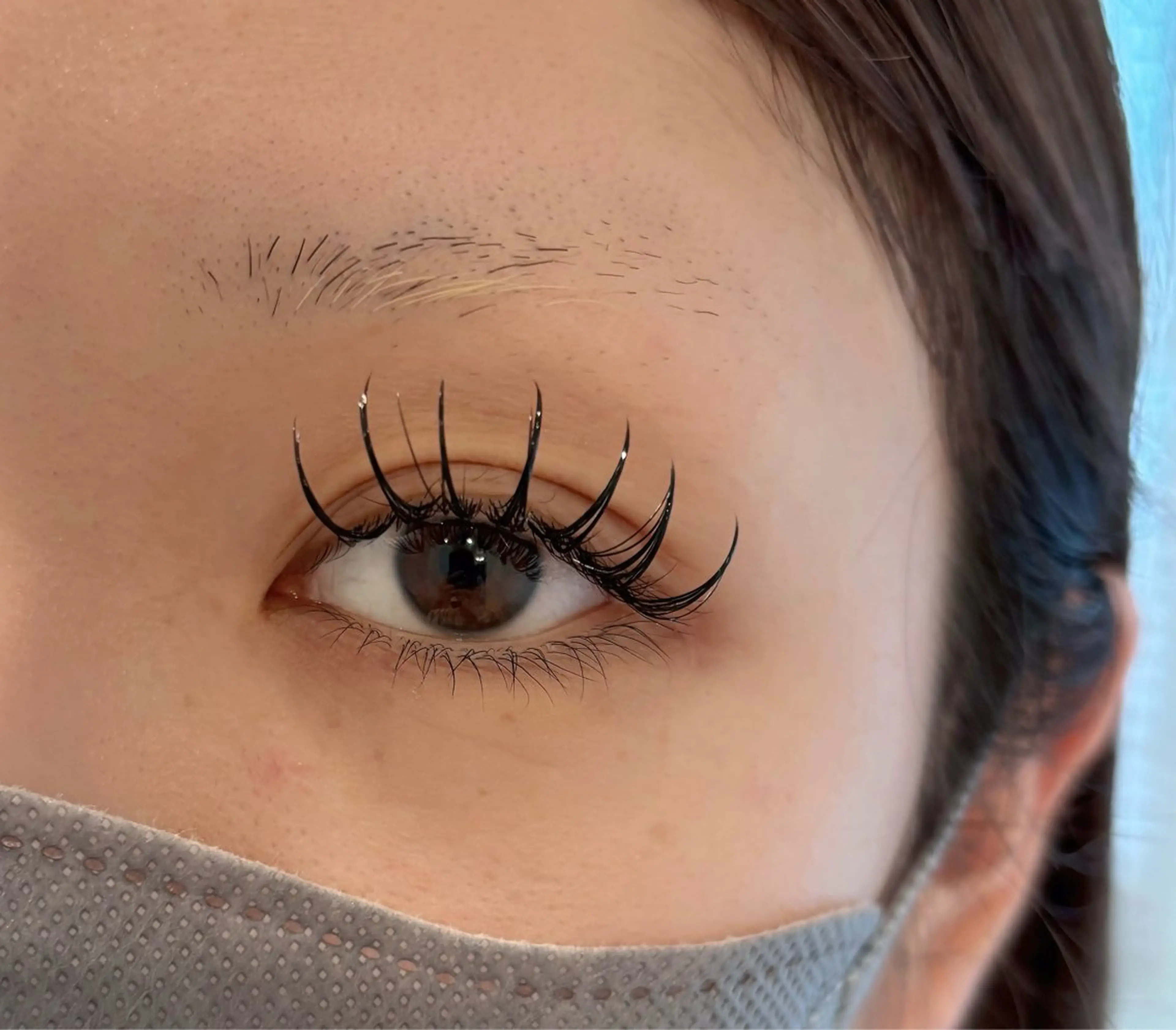 [ばっちり濃密仕上げ]バインドロック60束(180本)+アイシャンプー+コーティング剤　オフ無料　オフあり+20分の写真