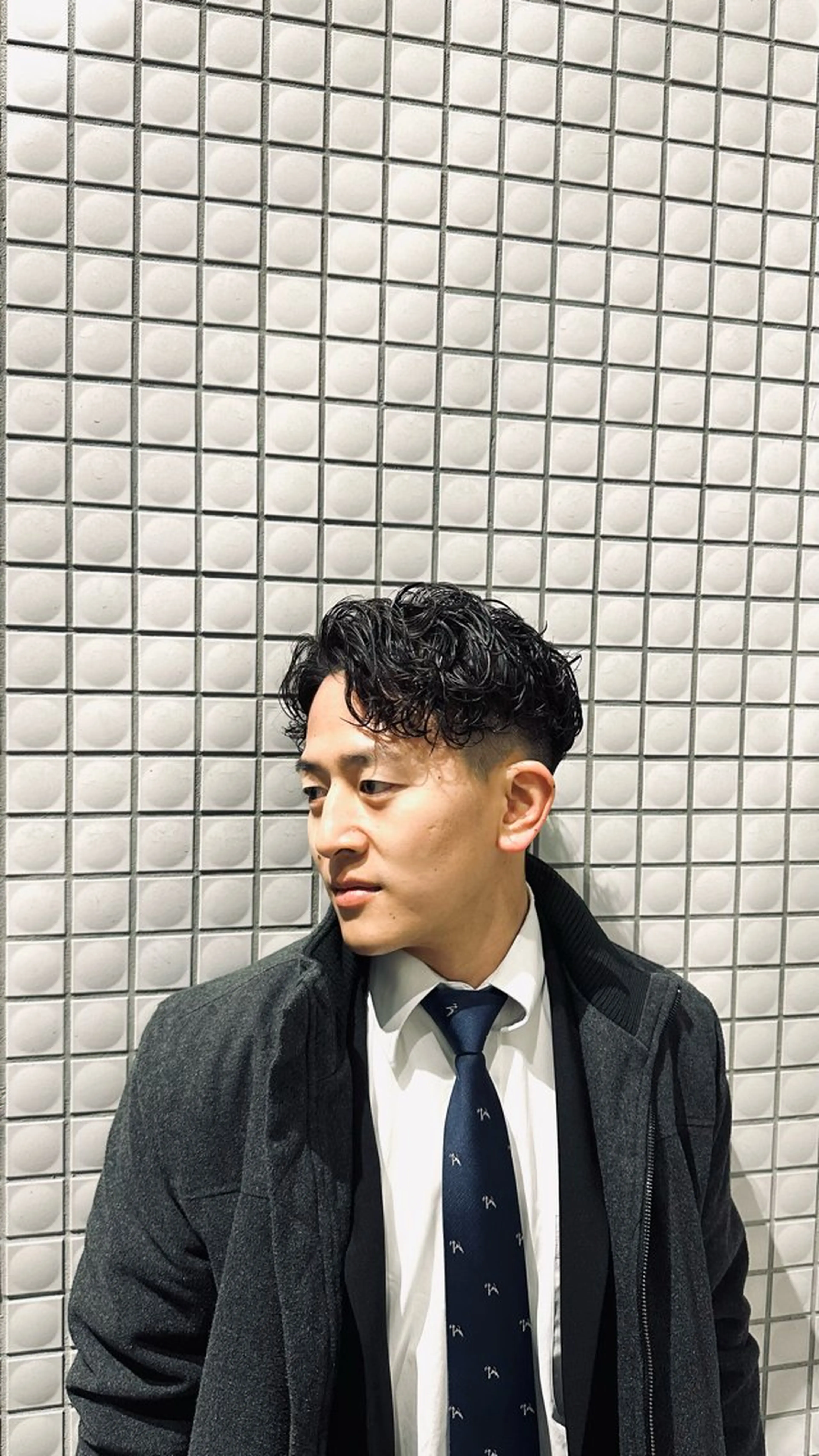 ショート パーマ メンズ カット パーマ トリートメント 💈メンズパーマ💈 ナカザワ　　リョウのヘアスタイル