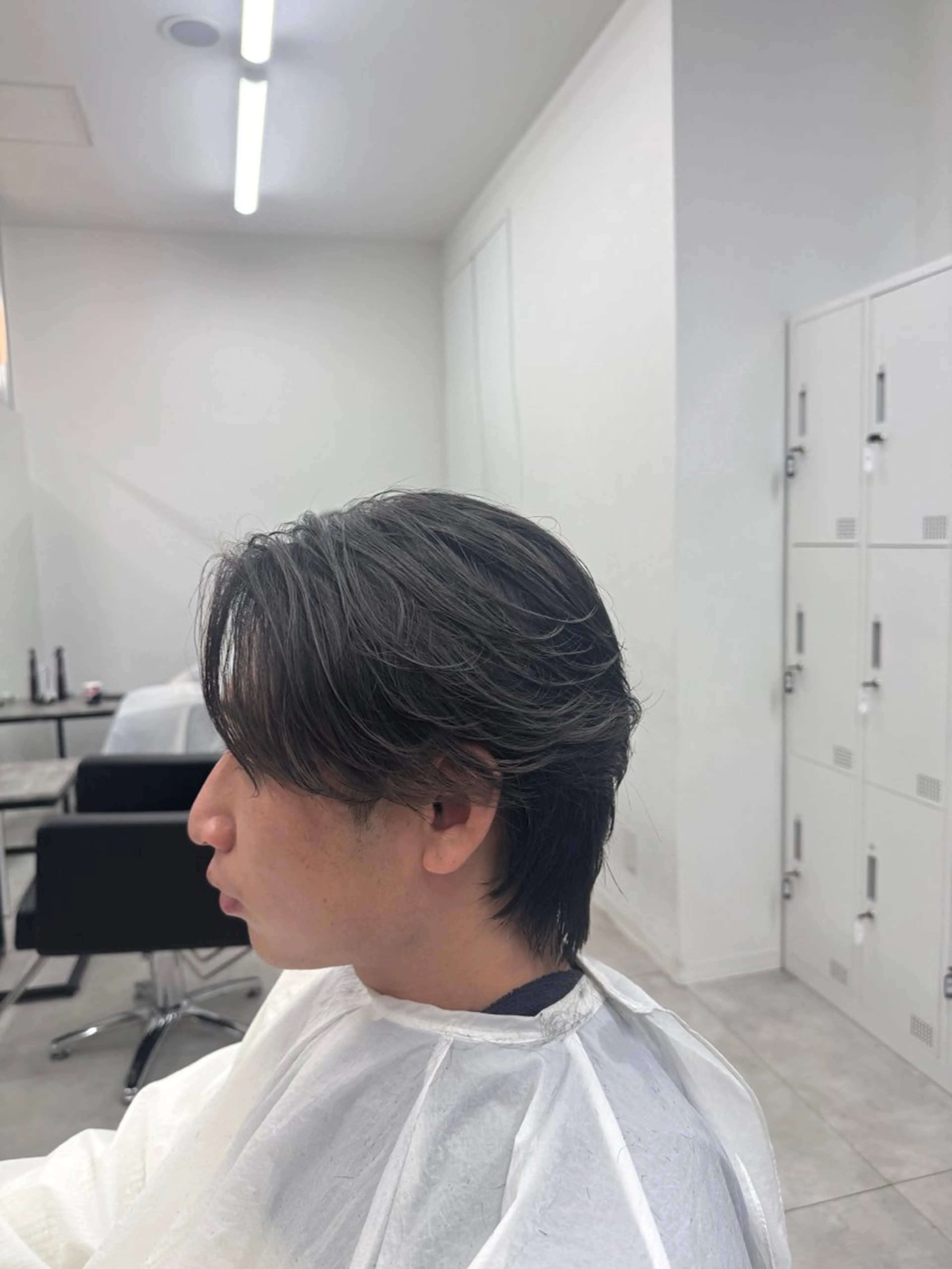 メンズ 赤み消し／アッシュ系 ／ダウンパーマ／優斗のヘアスタイル