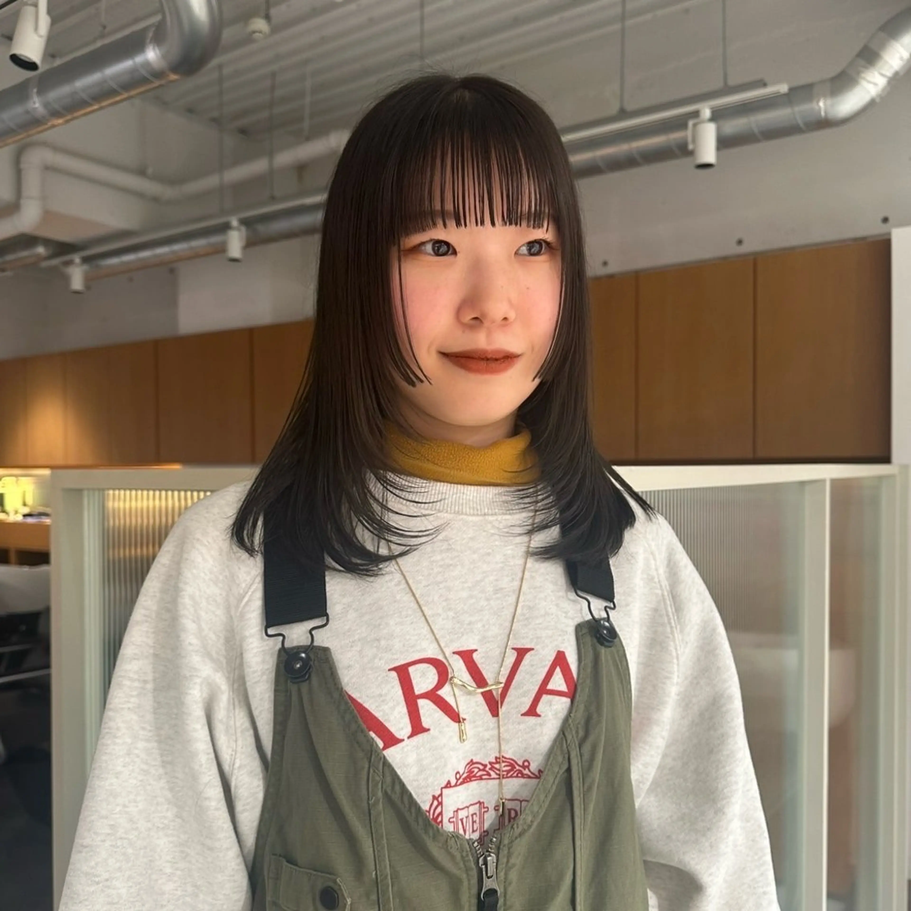 ロング カラー アッシュ アッシュブラウン ブラウンカラー ヘアカラー ベージュ/暖色🧸 ハイトーン/ninaのヘアスタイル