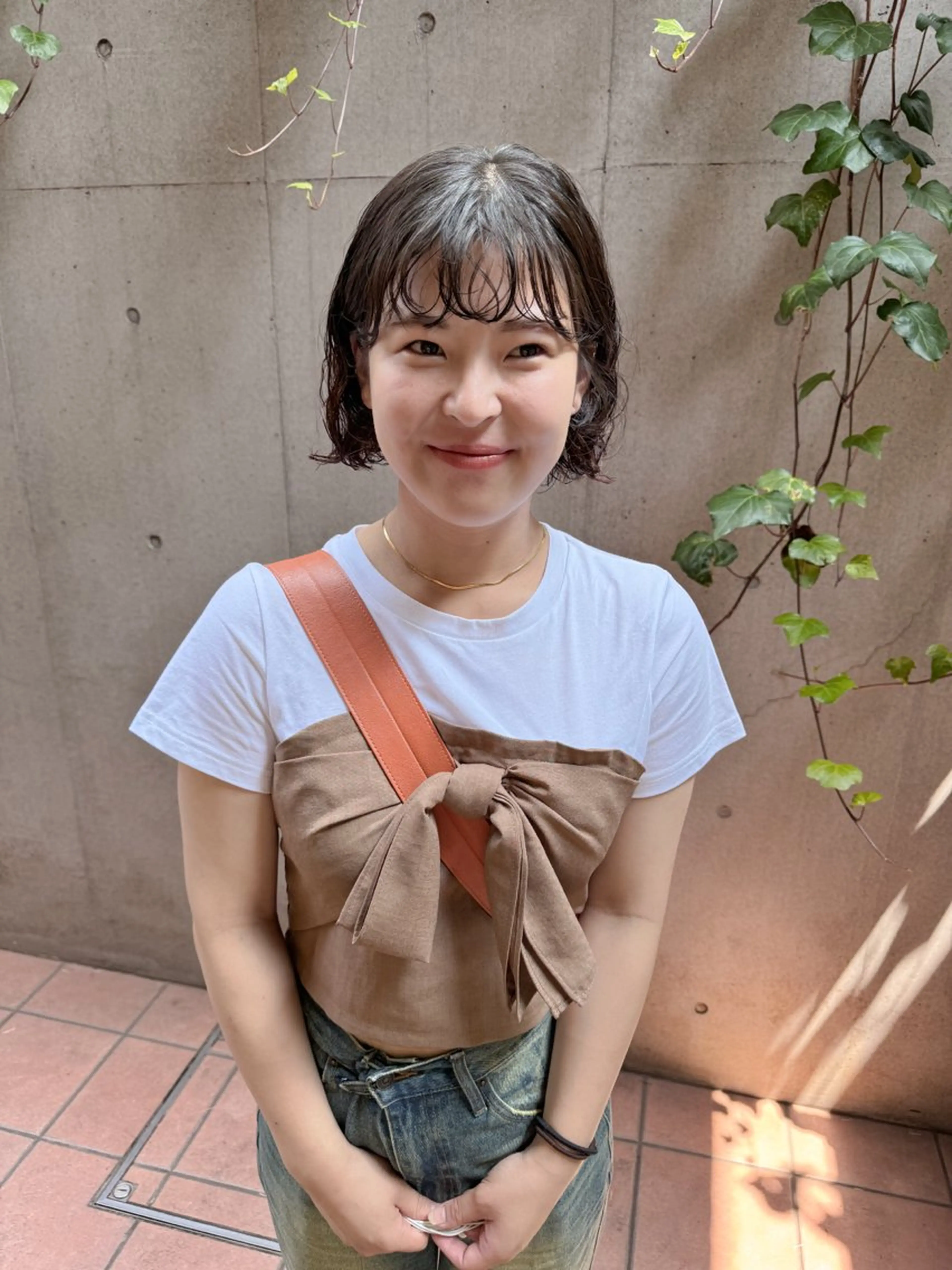 ショート パーマ カット パーマ 大橋 芽衣のヘアスタイル