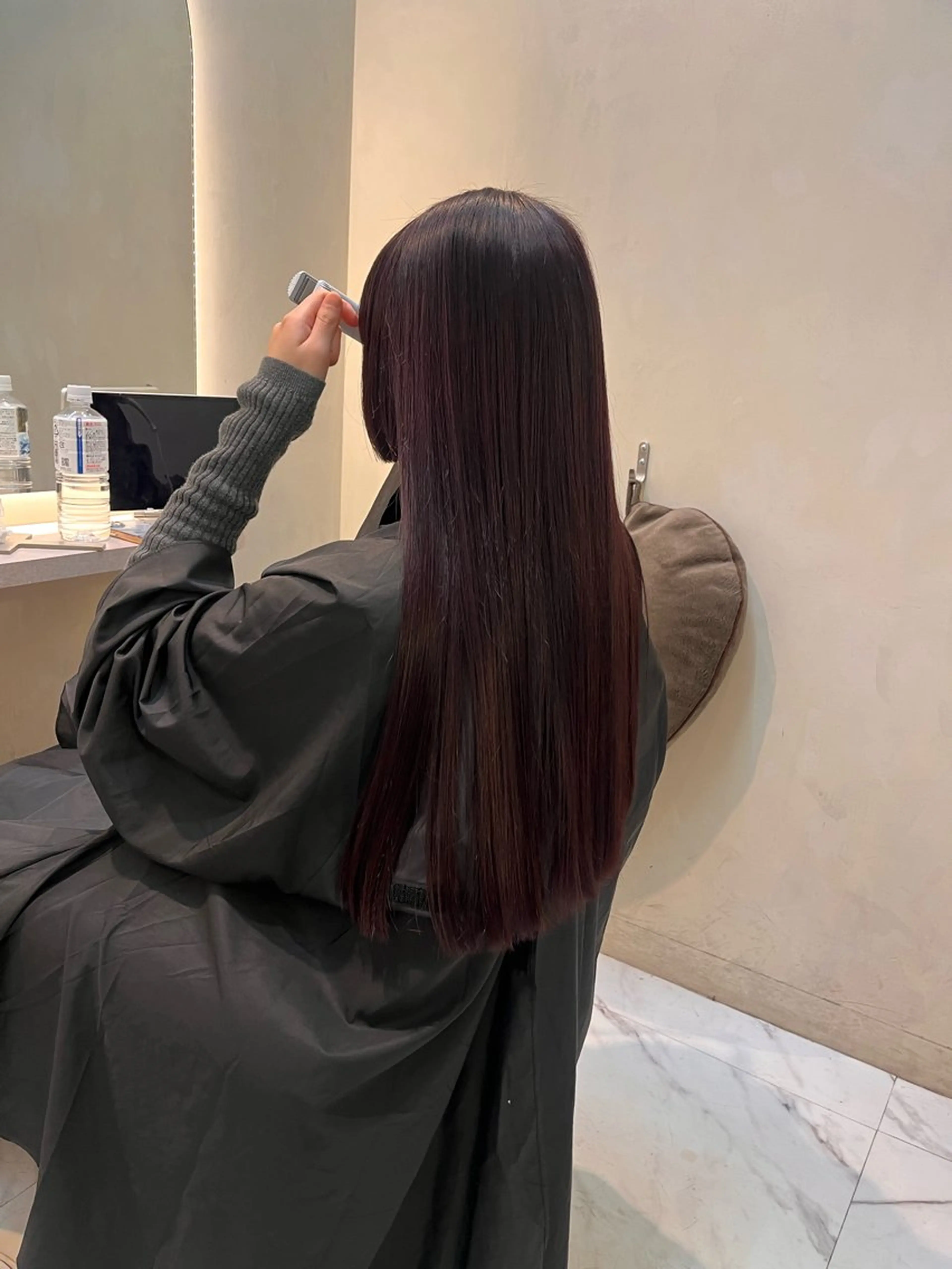 ロング カラー ヘアアレンジ ヘアカラー トリートメント 愛されカラー🩷 はるなのヘアスタイル