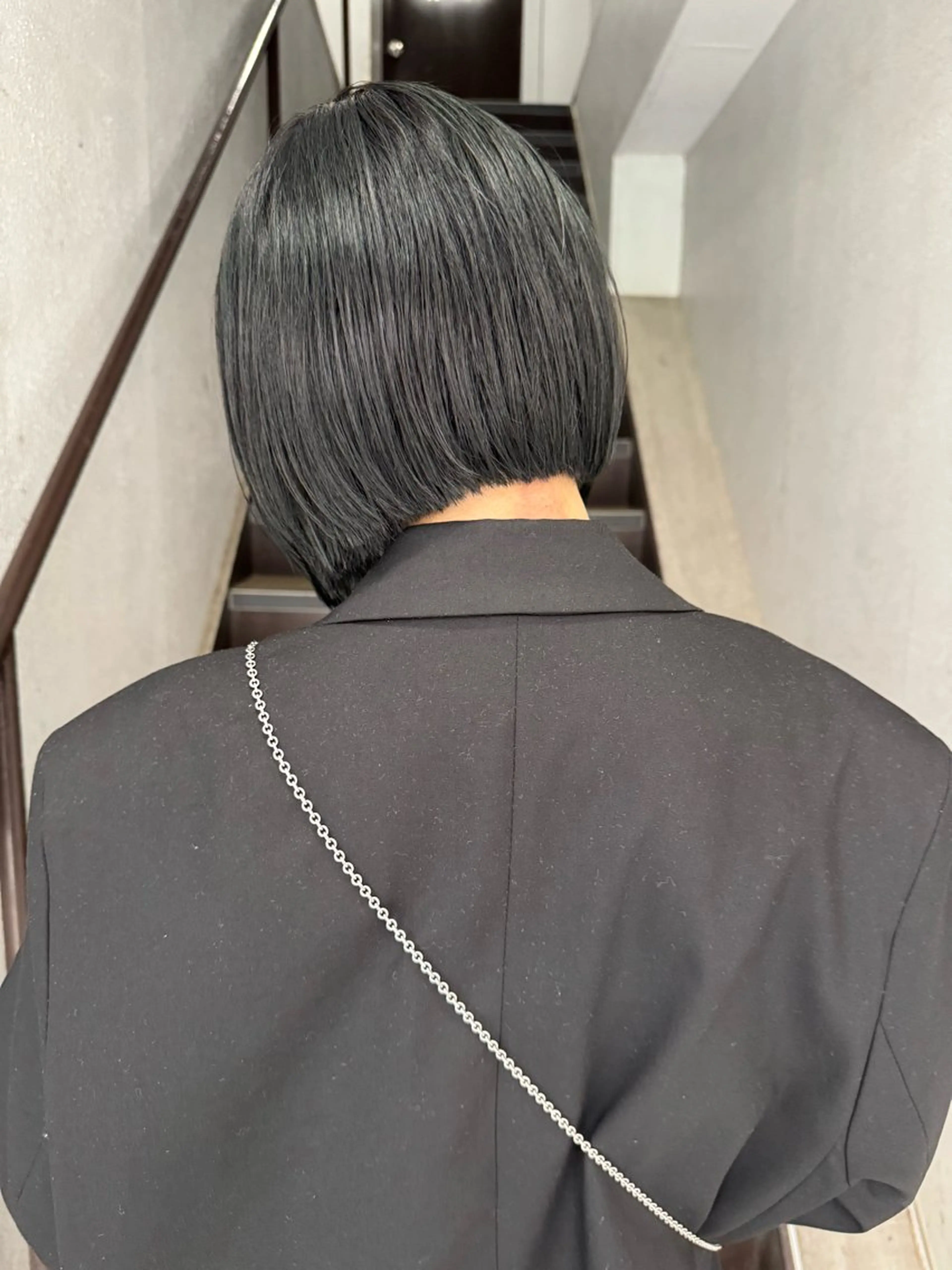 ショート カラー ブリーチ グラデーションカラー グレージュ Sora/レイヤー/ 似合わせカラー🤎のヘアスタイル