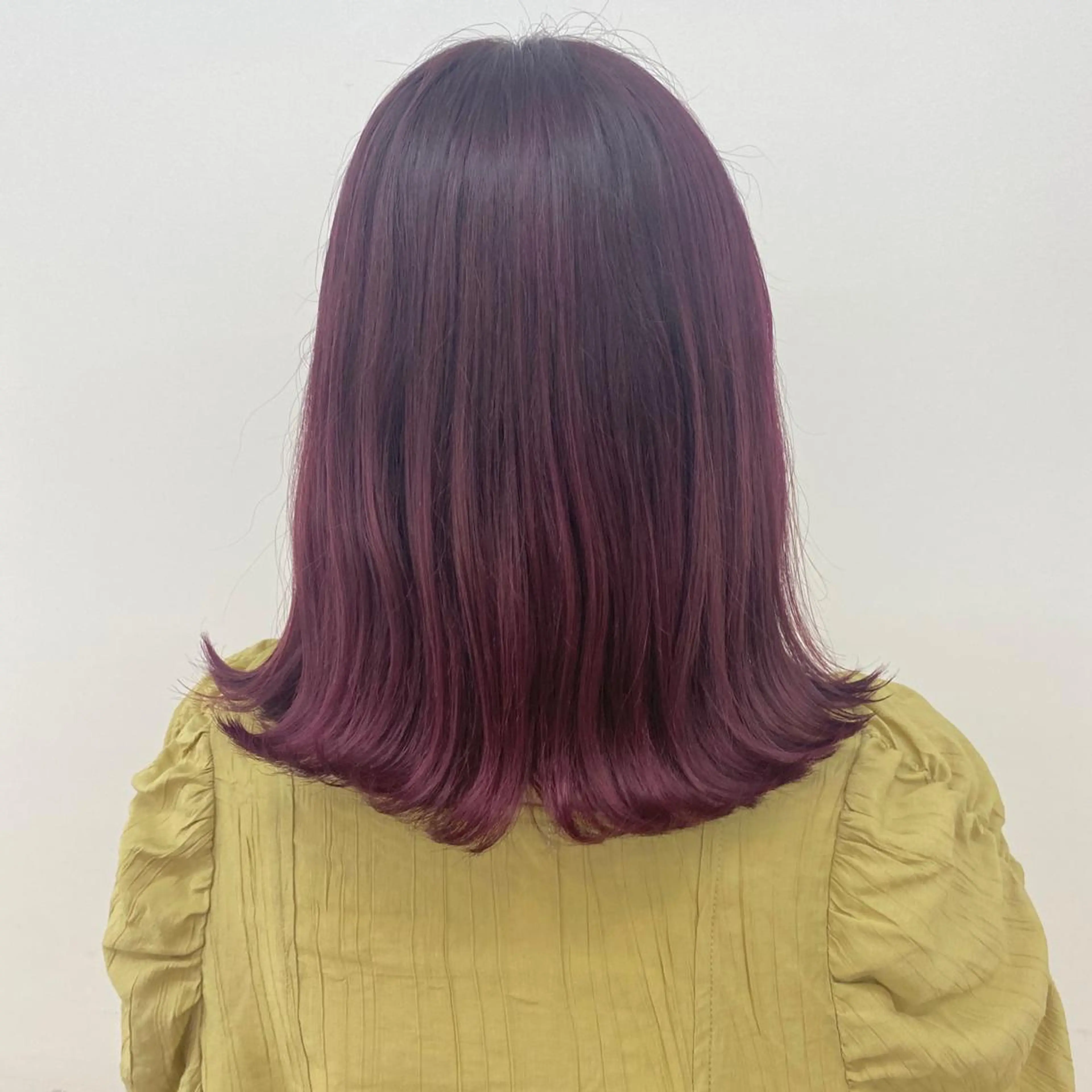ミディアム ヘアカラー トリートメント 吉原 みえのヘアスタイル