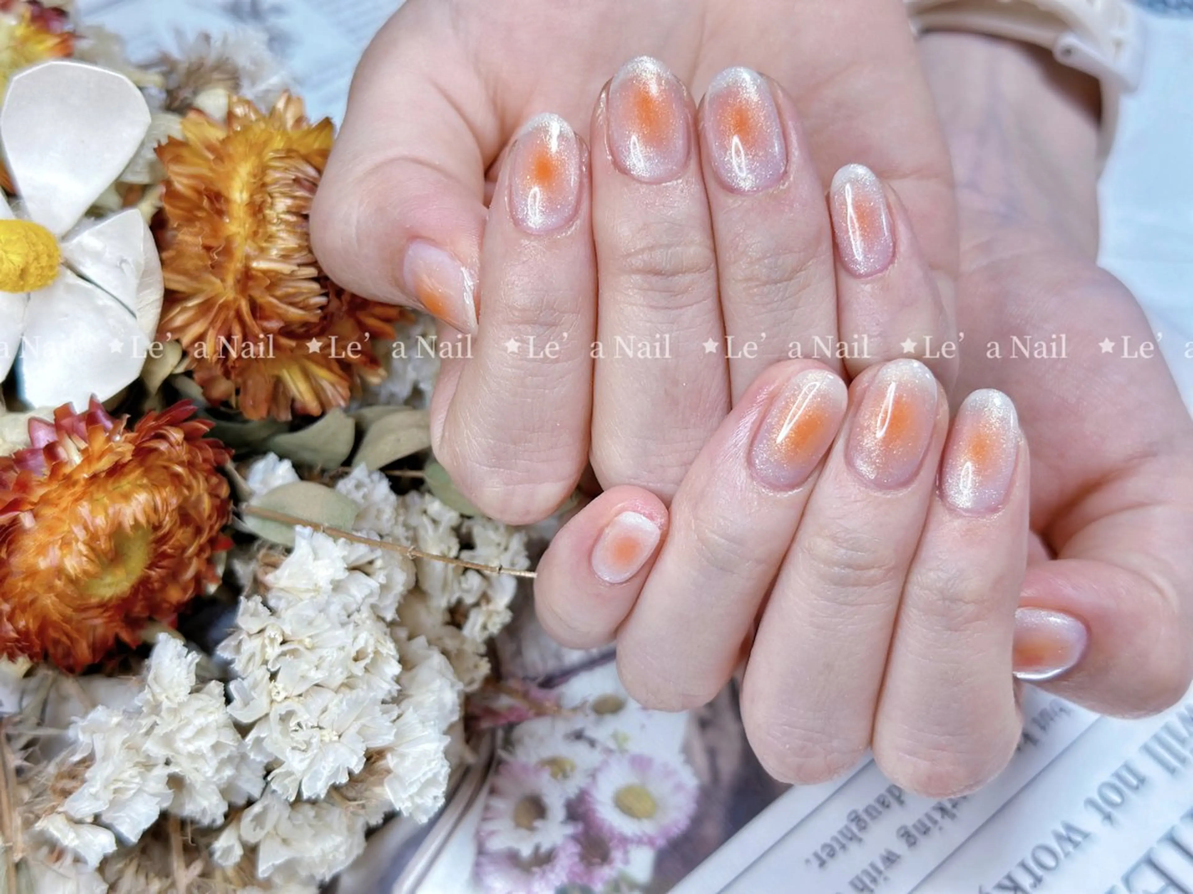 ショート カラー ネイル Le’a NailSalonのネイルデザイン