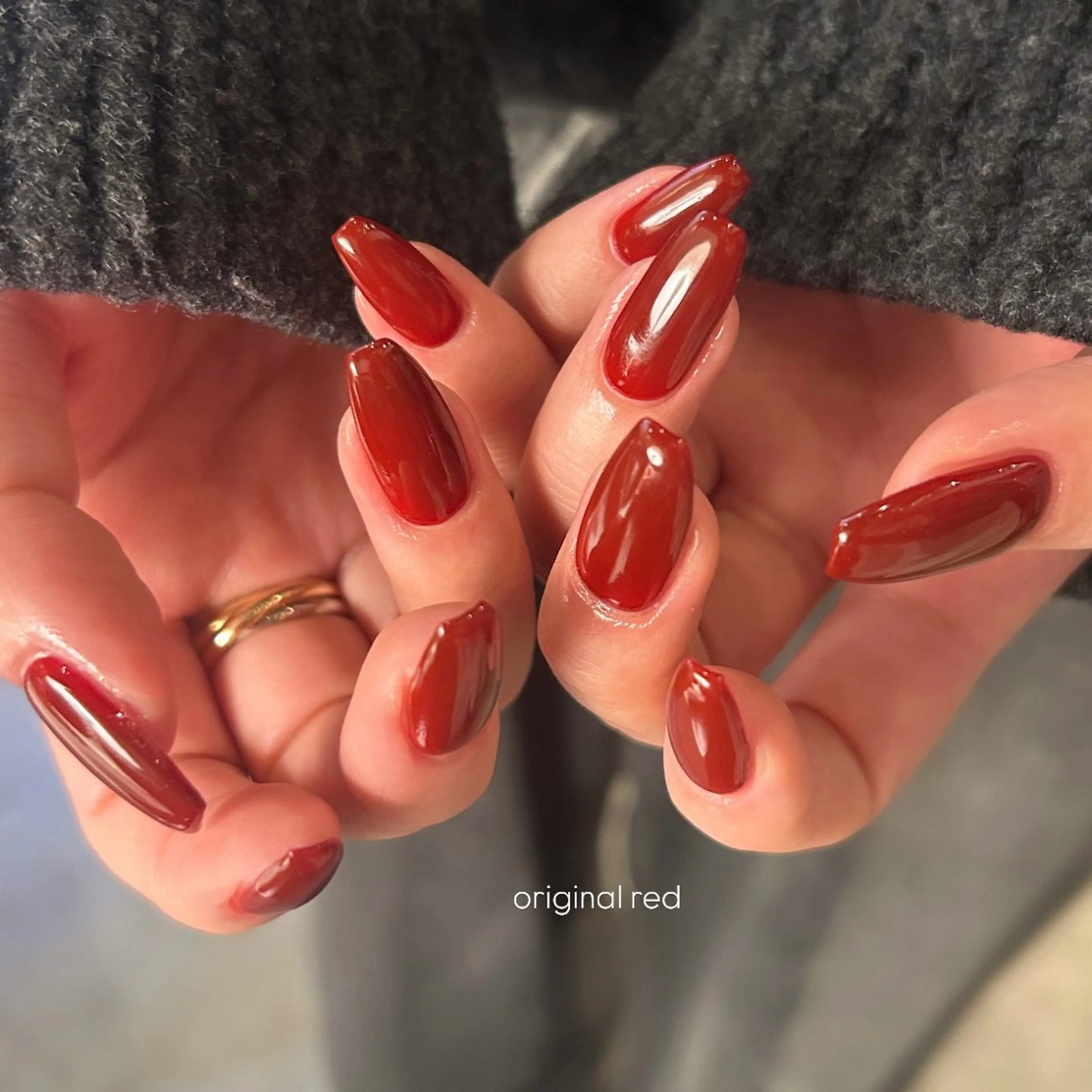 ネイル ロングネイル ハンドネイル Yumi シンプルネイルのネイルデザイン