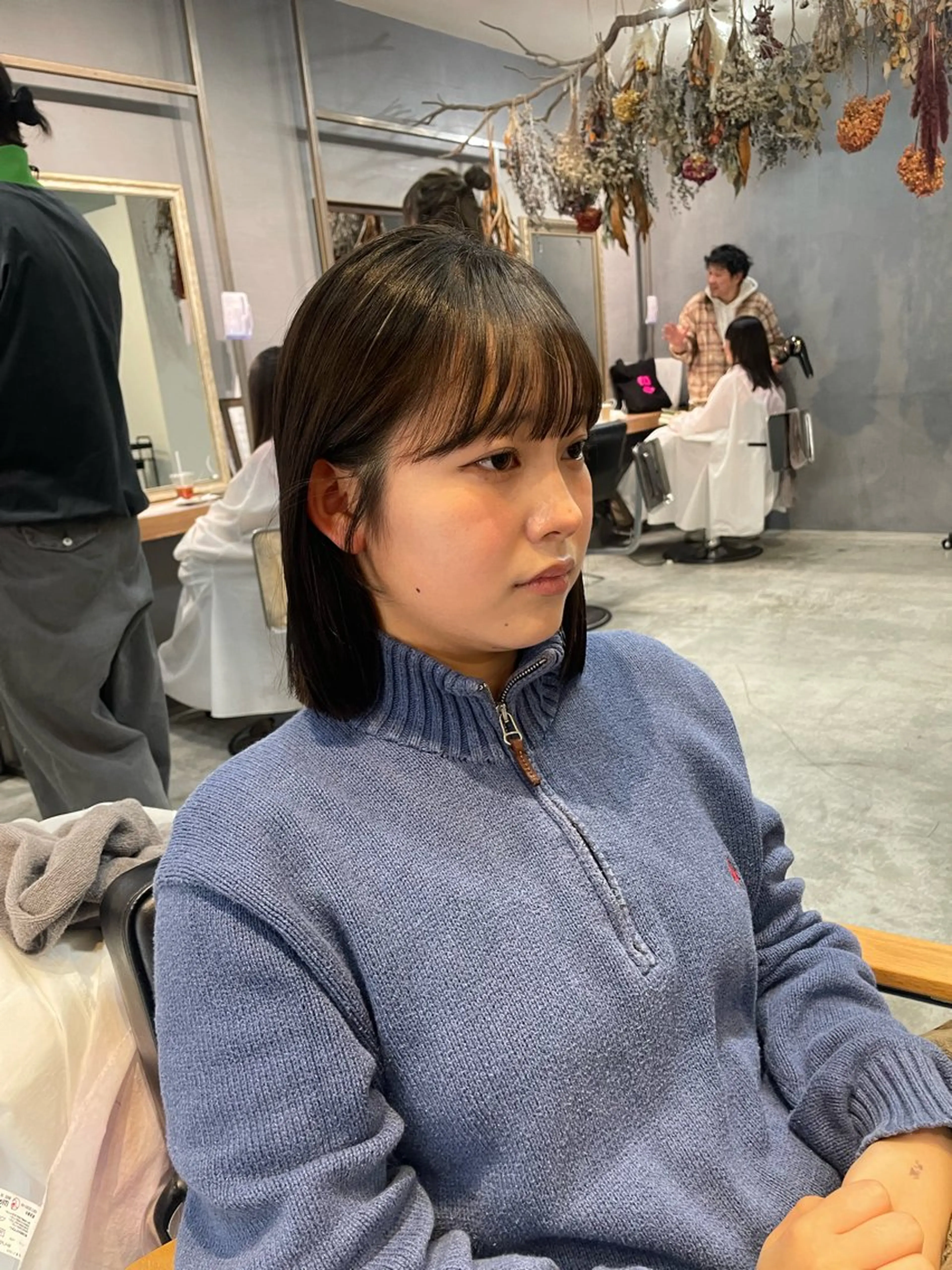 ミディアム 顔周りカット 顔周りカット 🎀サヤカ🎀のヘアスタイル