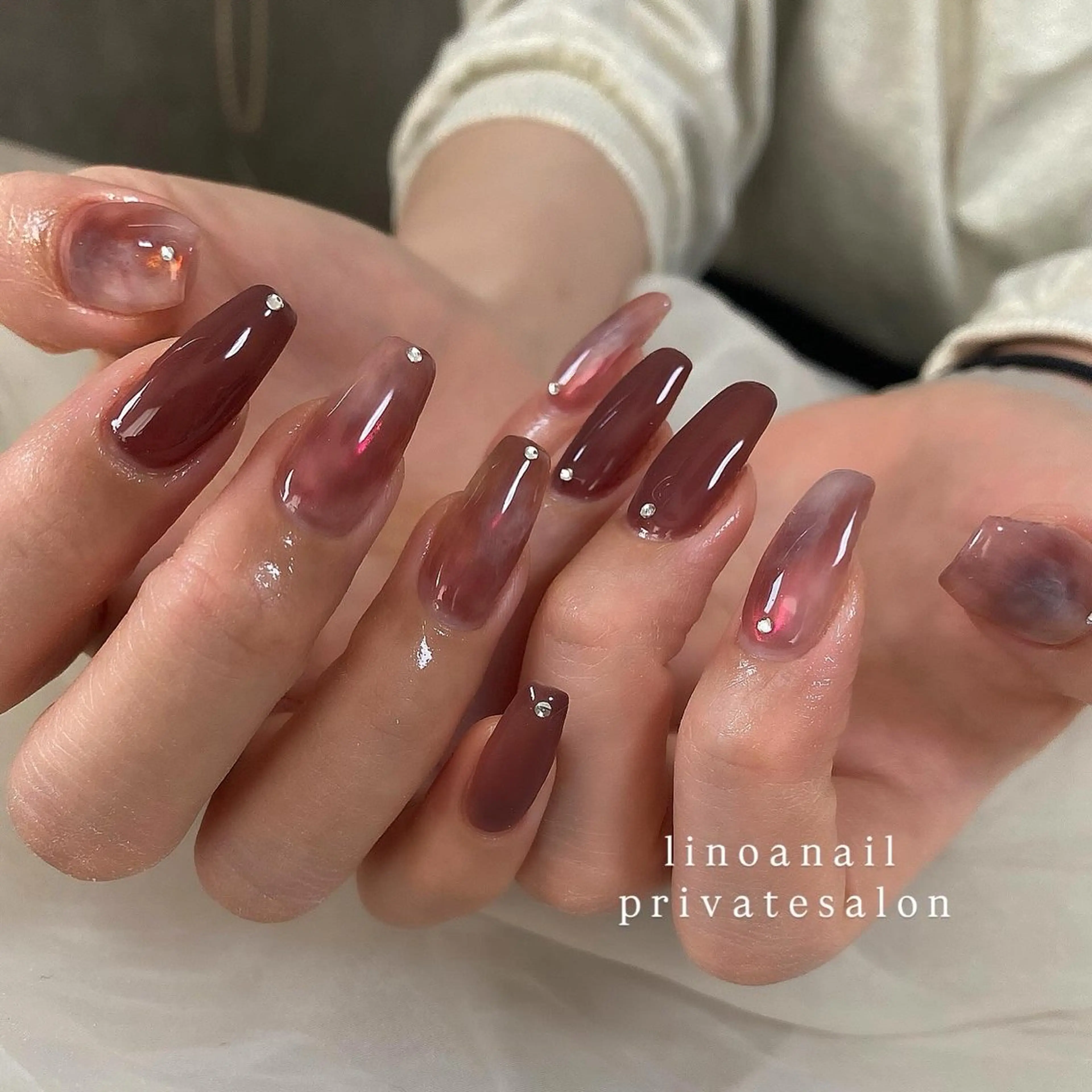 ネイル ハンドネイル ハンドケア linoa nailのネイルデザイン
