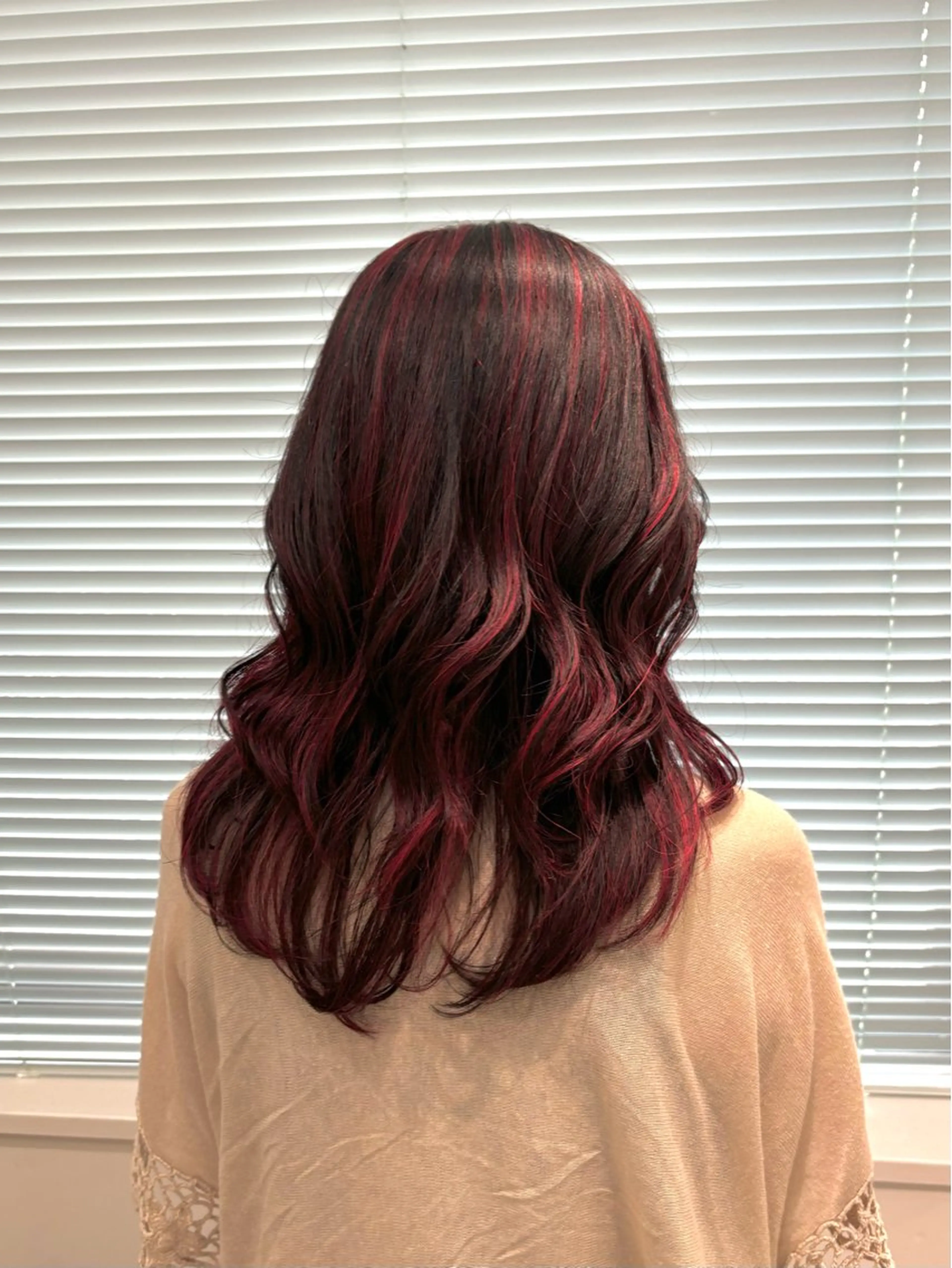 カラー ヘアカラー トリートメント ボブ/ハイライト🦓 /harukaのヘアスタイル