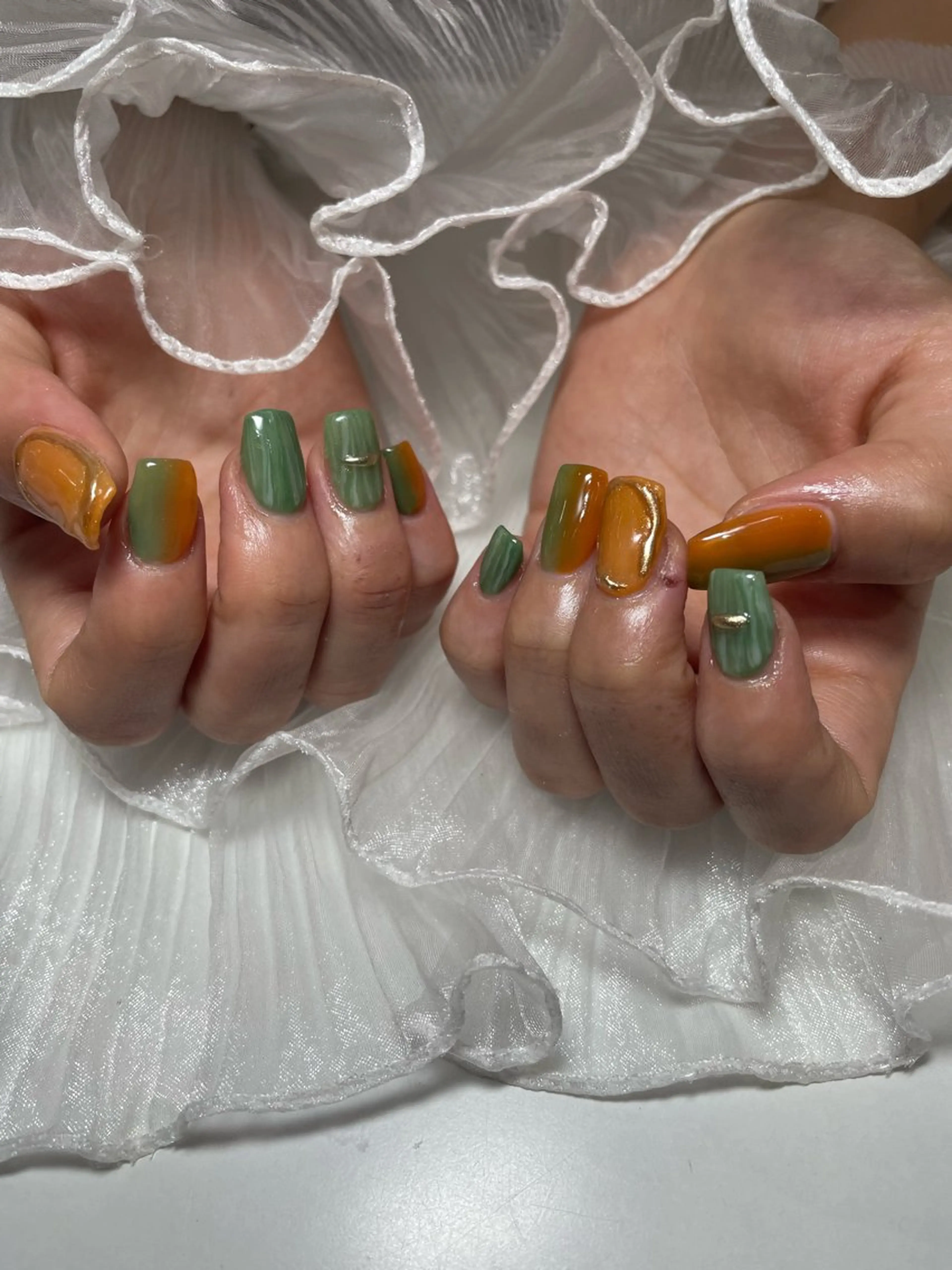 ネイル ‪るか/‪透明感 カラー/アレンジのヘアスタイル