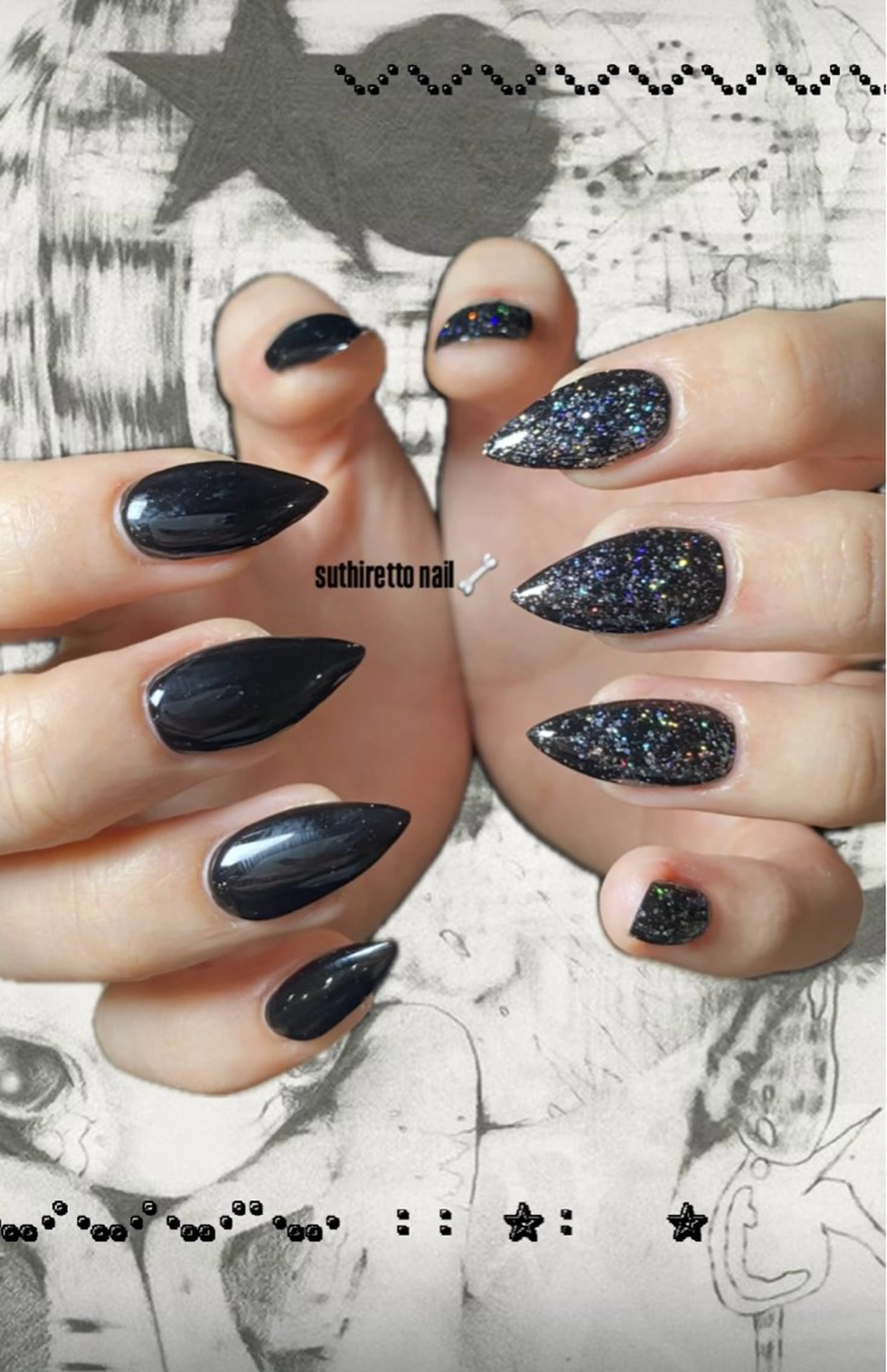 ネイル ハンドネイル Dark Honey karinのネイルデザイン