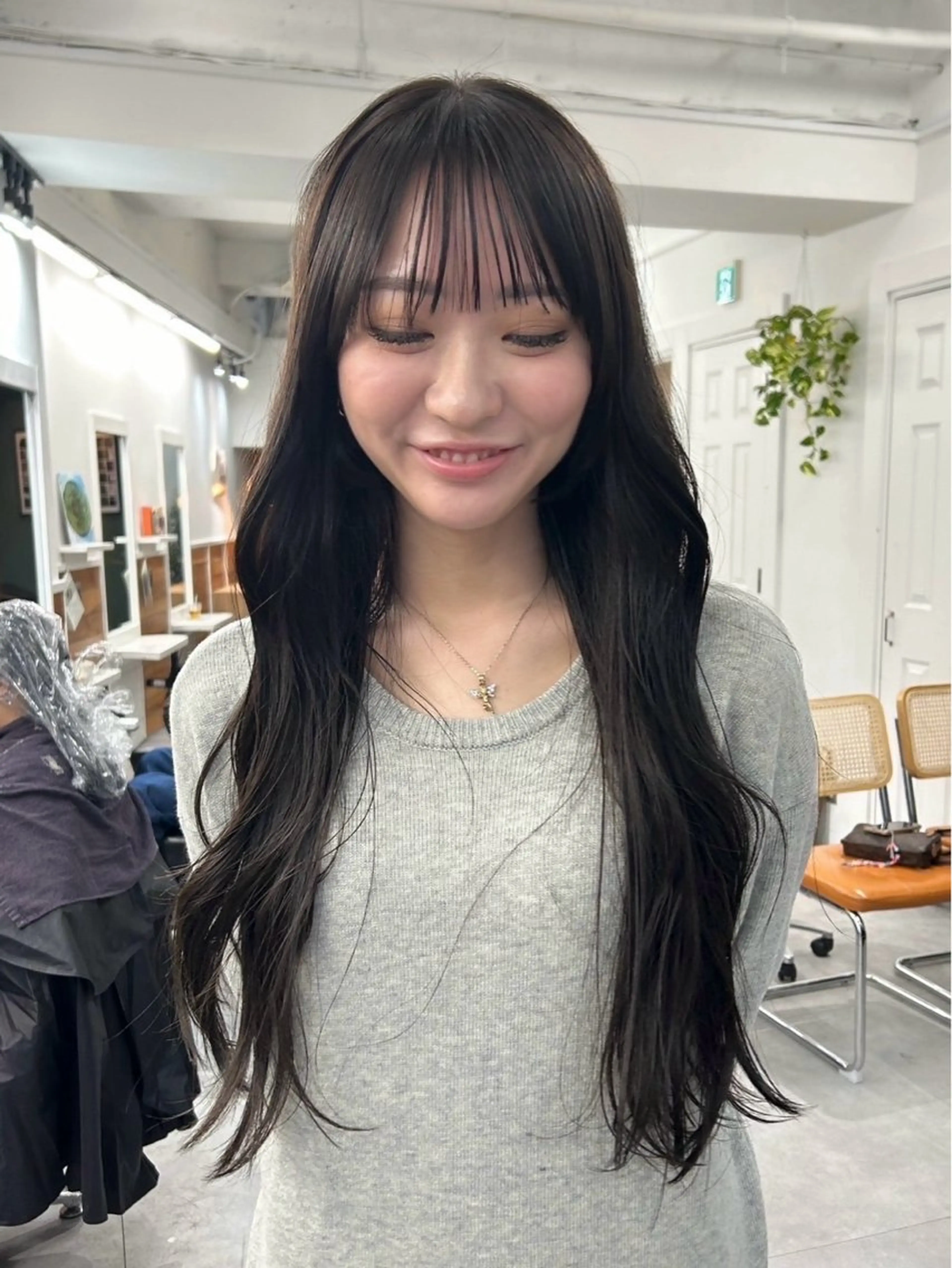 ロング カラー レイヤーボブ/ 艶カラー/サナ🌼のヘアスタイル