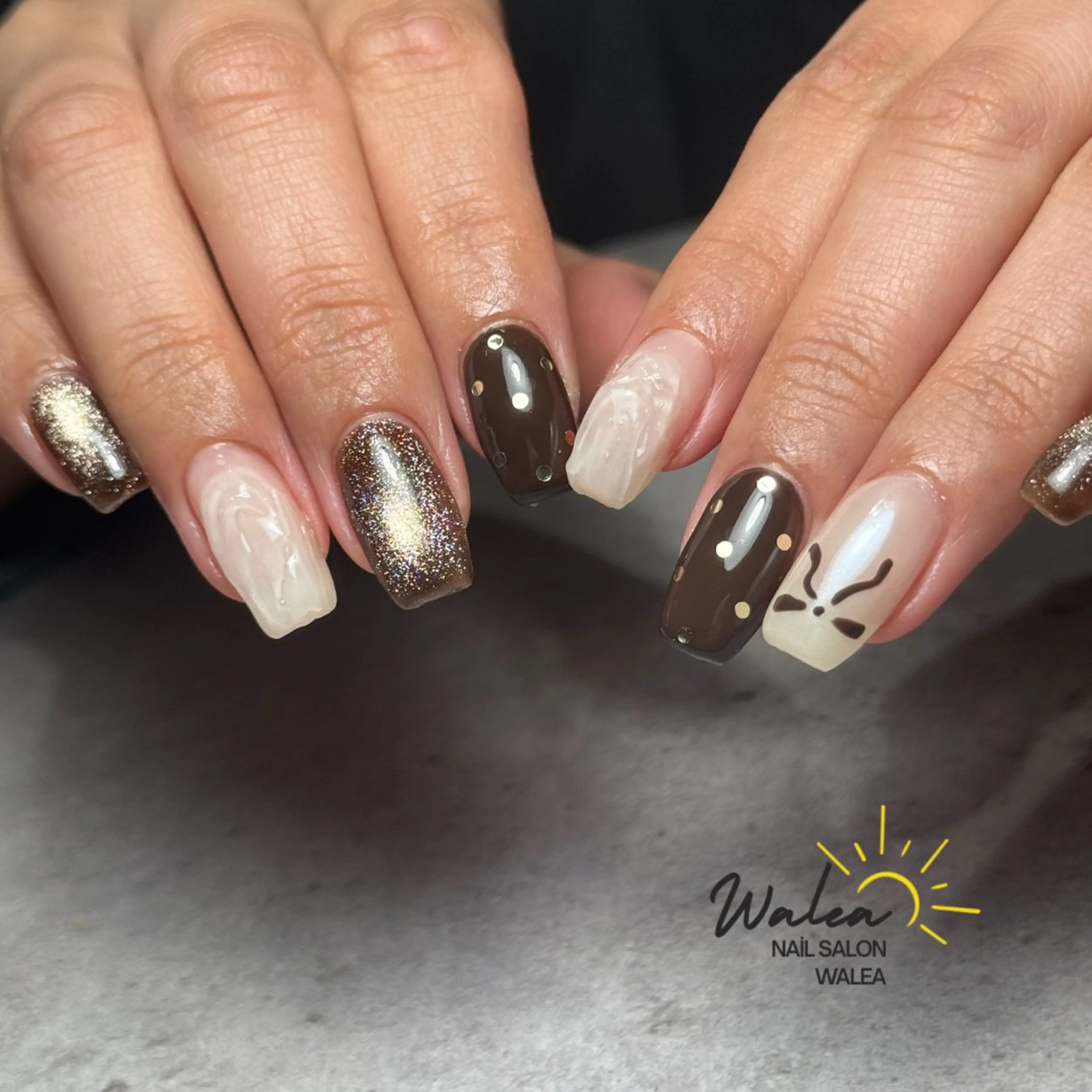 ネイル ハンドネイル nail salon waleaのネイルデザイン